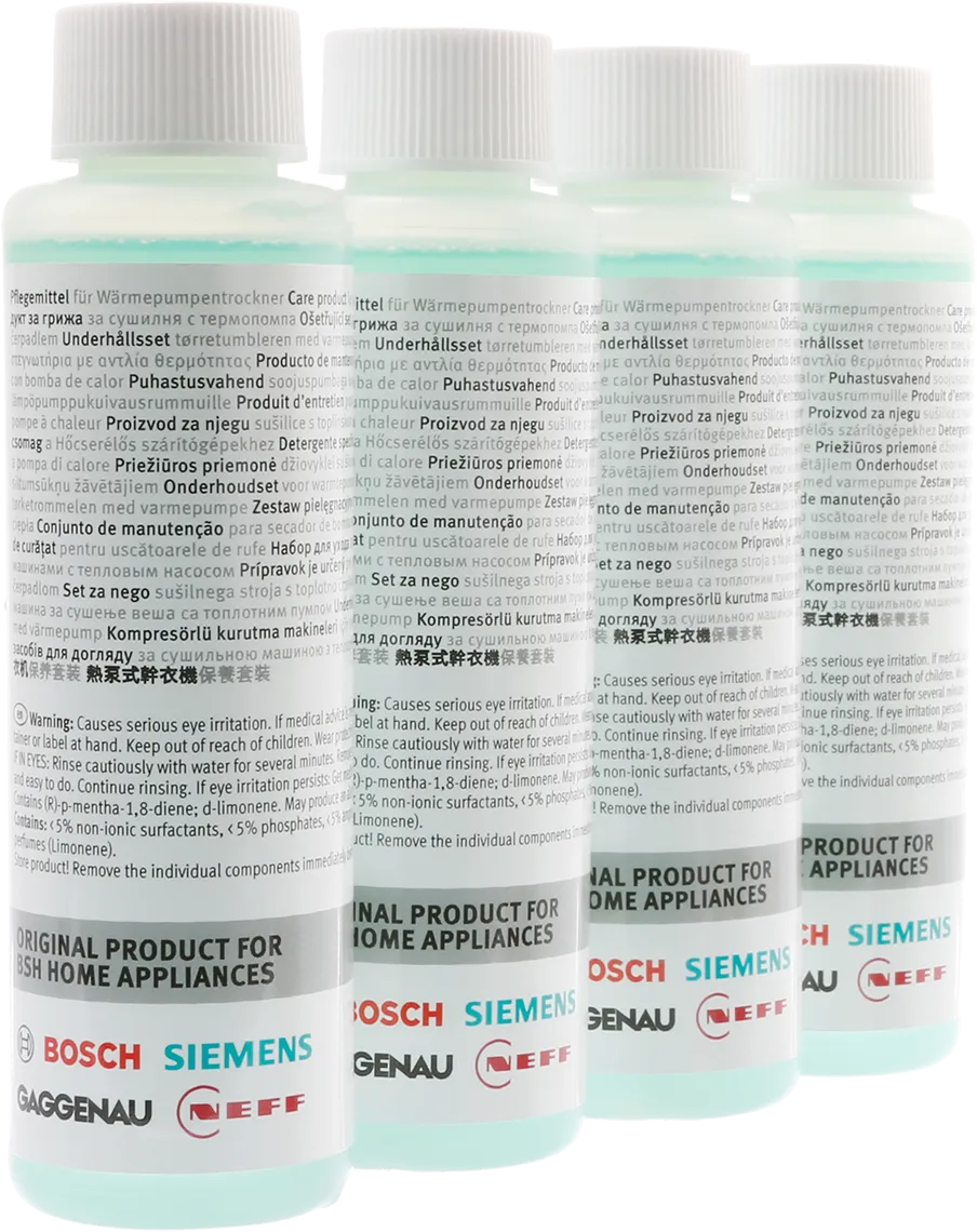Machine care Care product for heat pump dryer WITHOUT INTEGRATED CARE PROGRAM