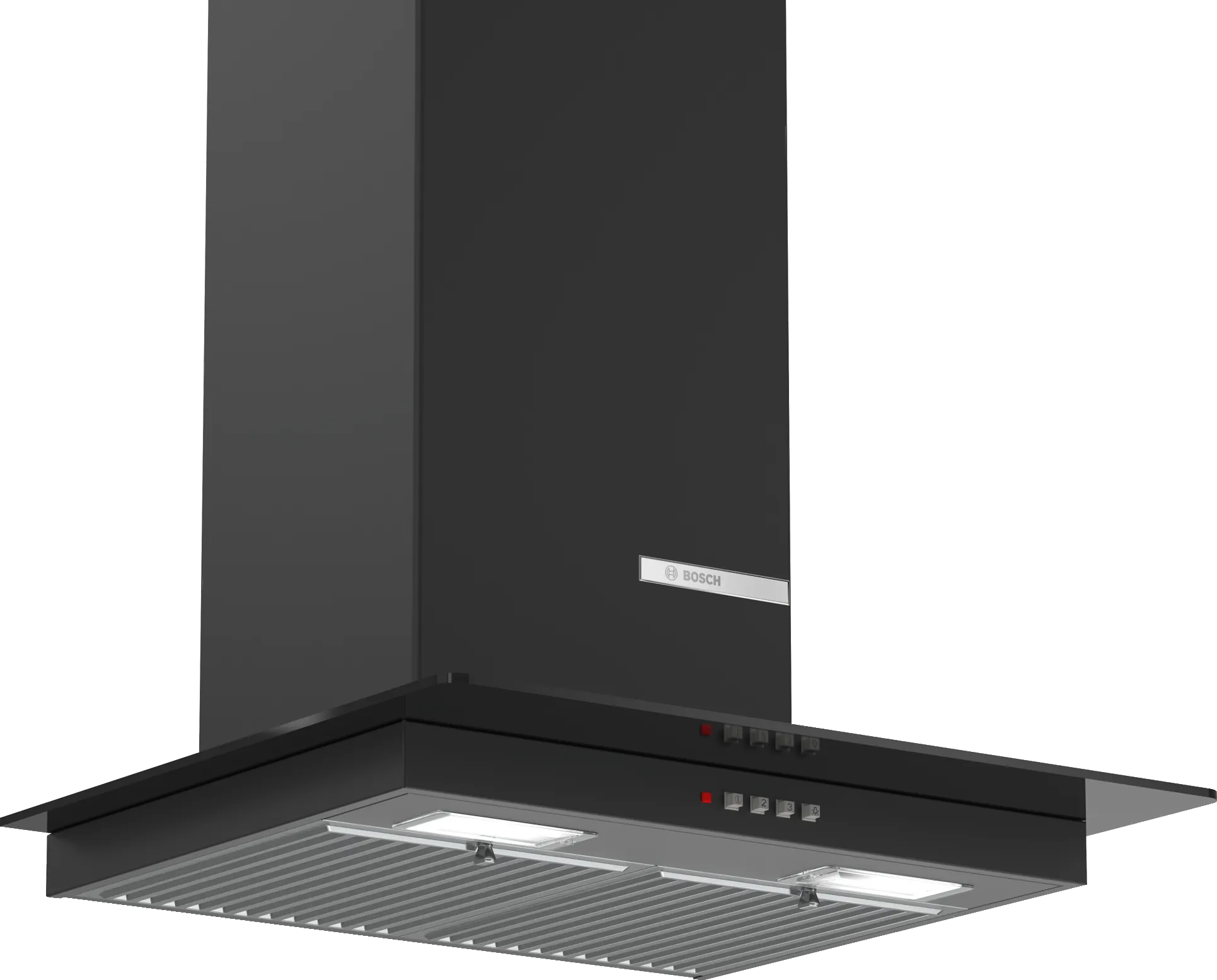 Series 2 wall-mounted cooker hood 60 cm Matt black