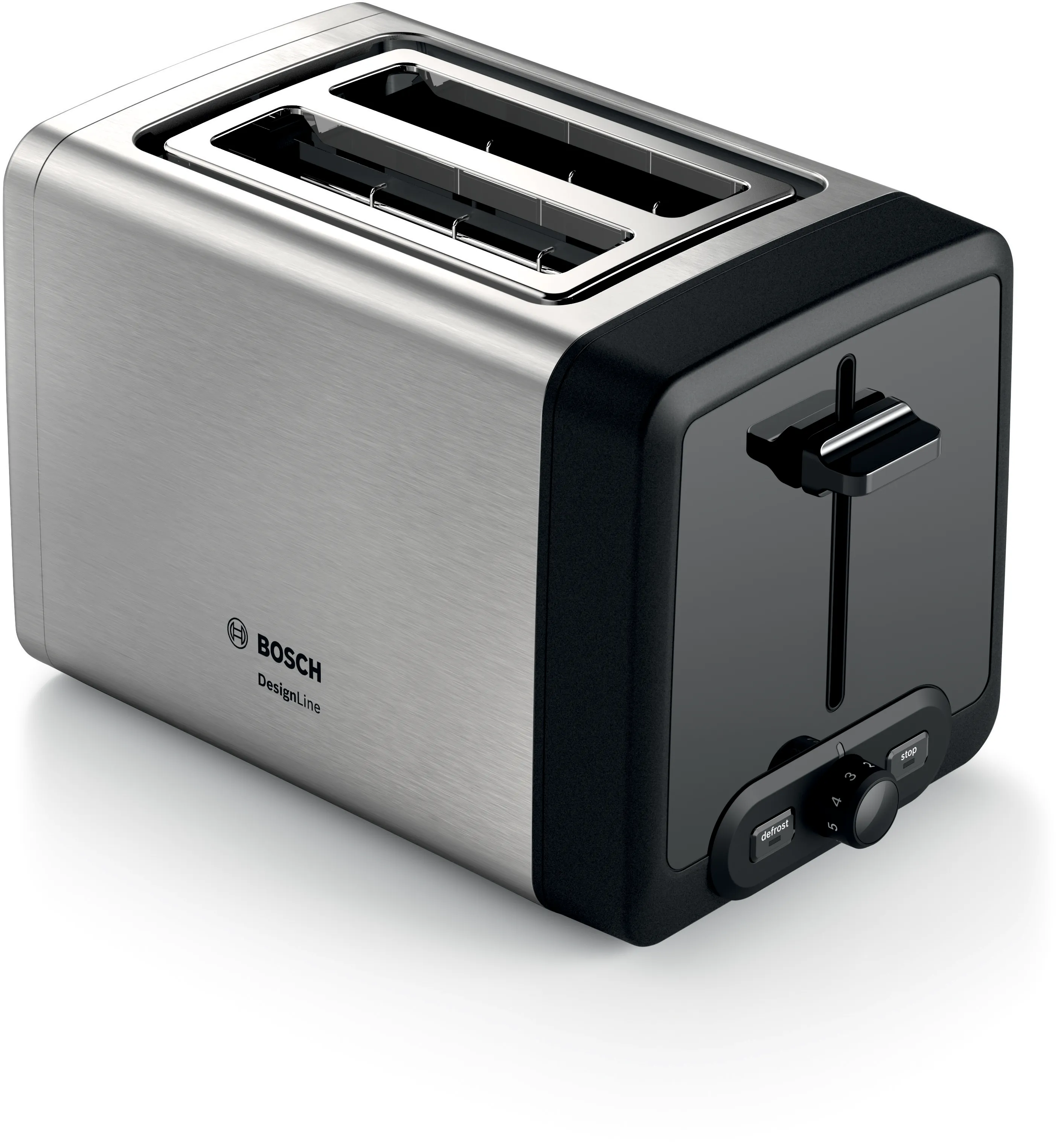 Kompakt Toaster DesignLine Edelstahl 