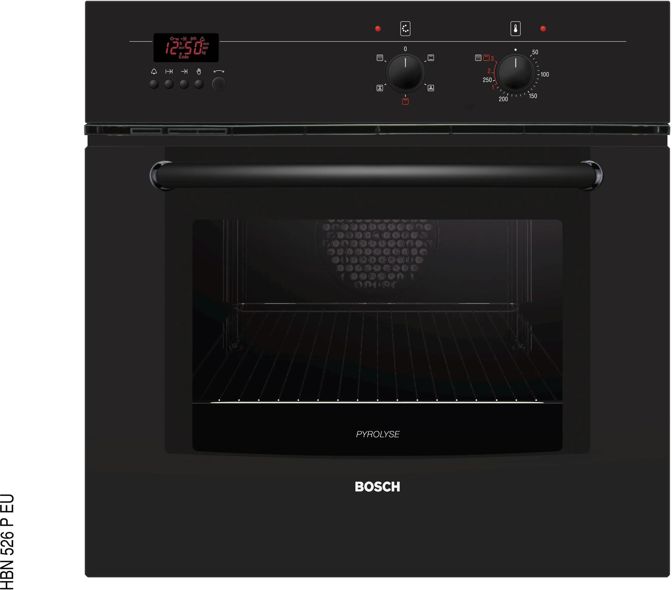  Built-in oven 60 x 60 cm Black