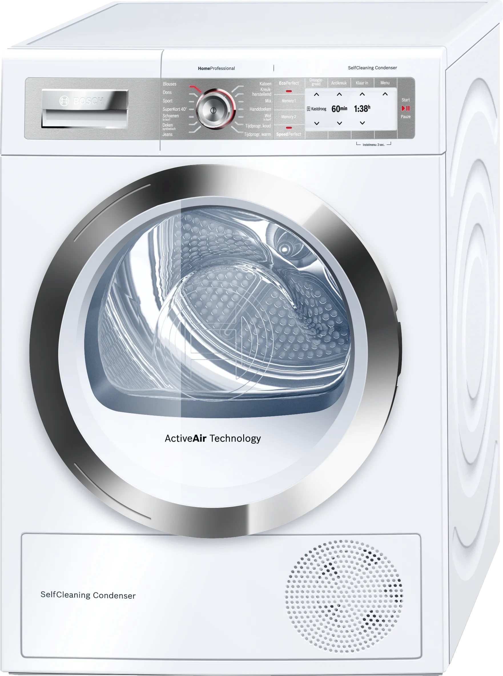 HomeProfessional heat pump dryer 8 kg White