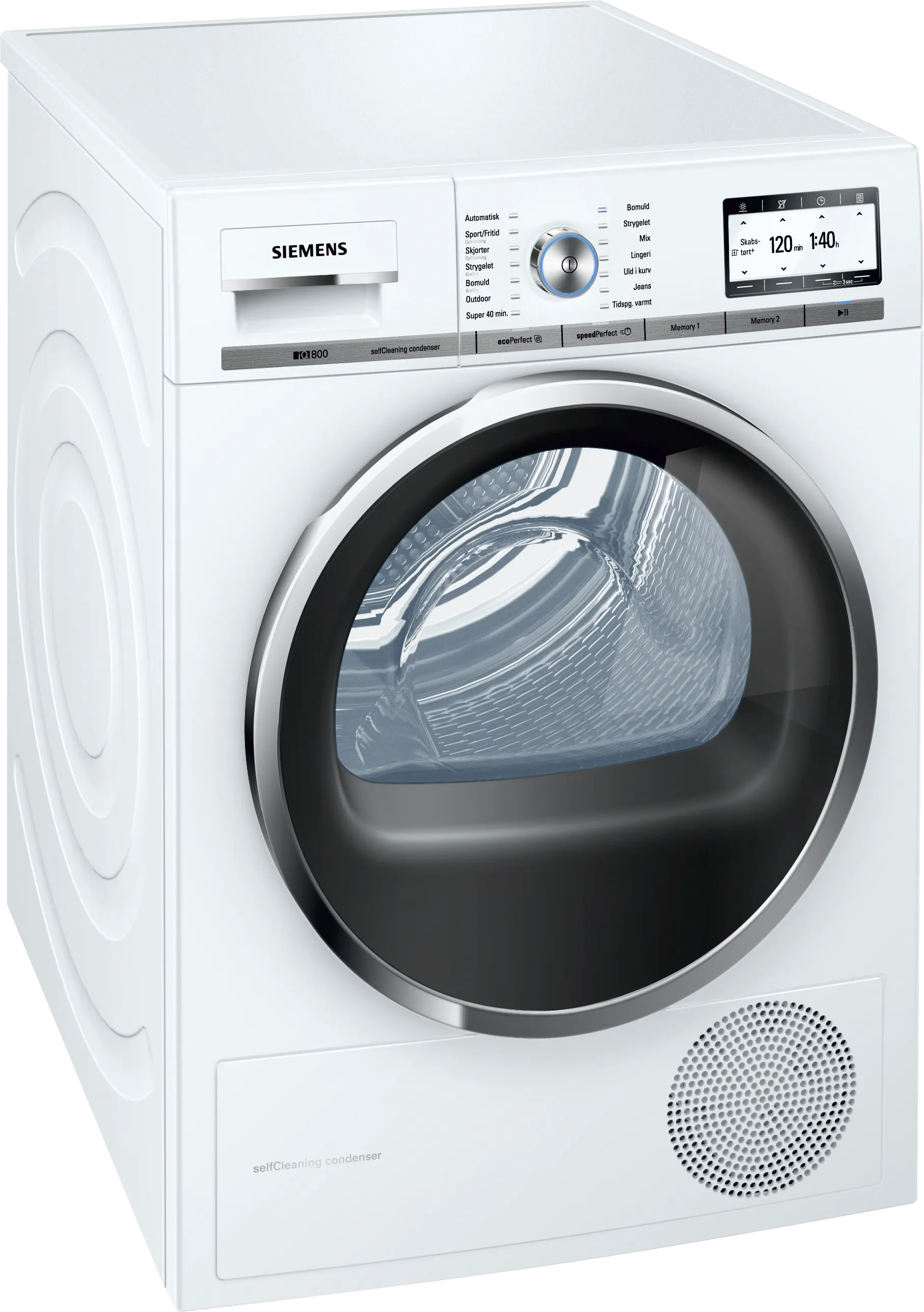 iQ800 heat pump dryer 8 kg