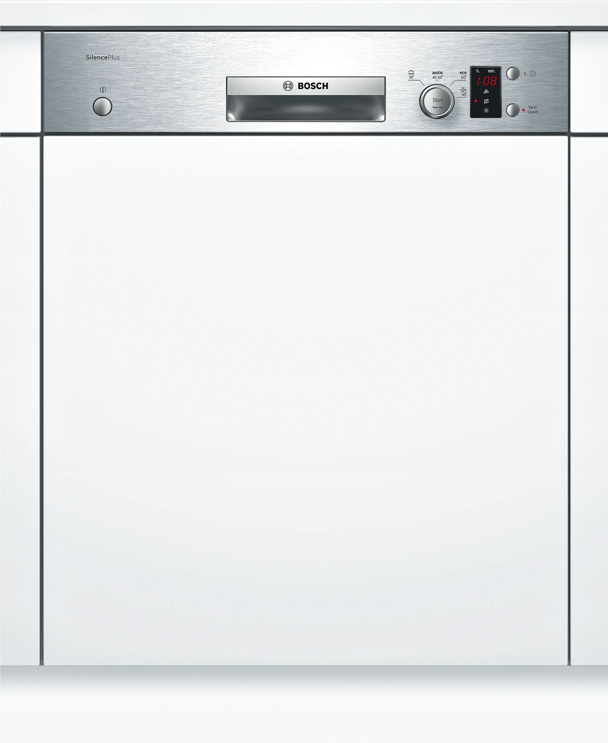 Series 4 semi-integrated dishwasher 60 cm Brushed steel