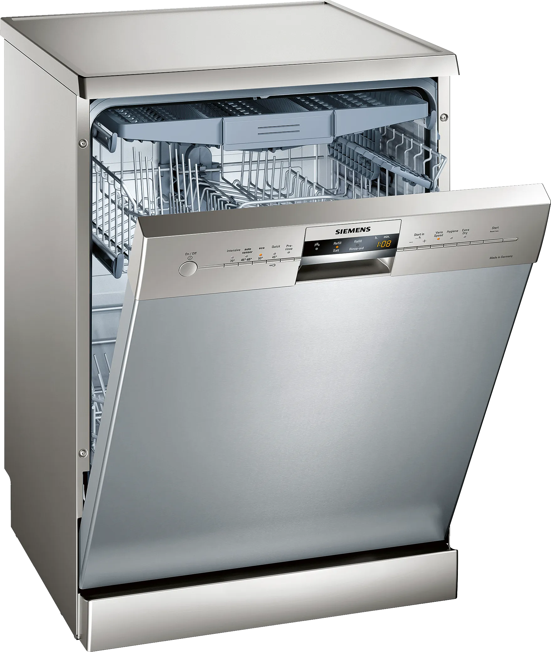 iQ500 free-standing dishwasher 60 cm Brushed steel anti-fingerprint