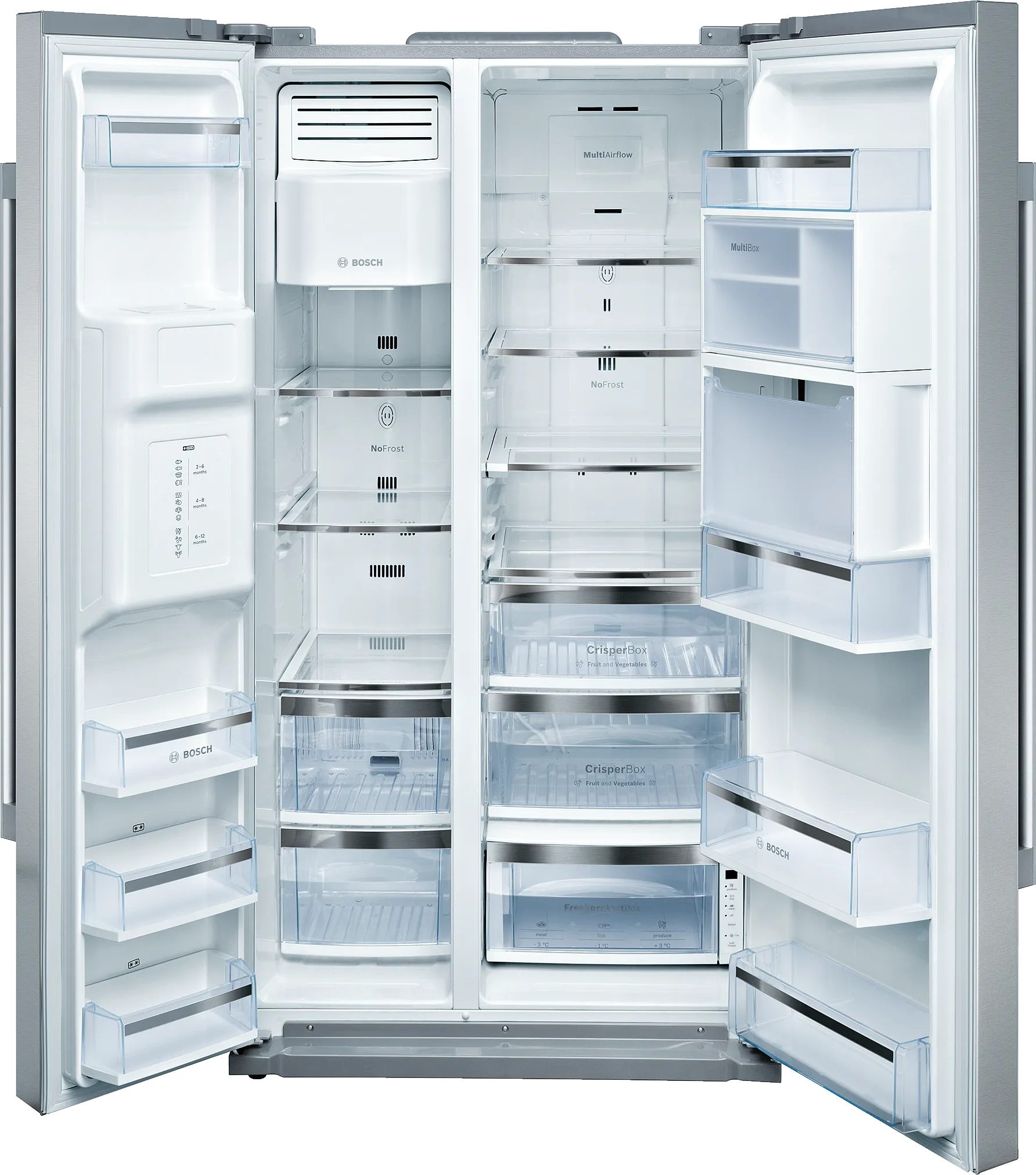 Series 6 American side by side 181.2 x 92.8 cm White, Total No Frost