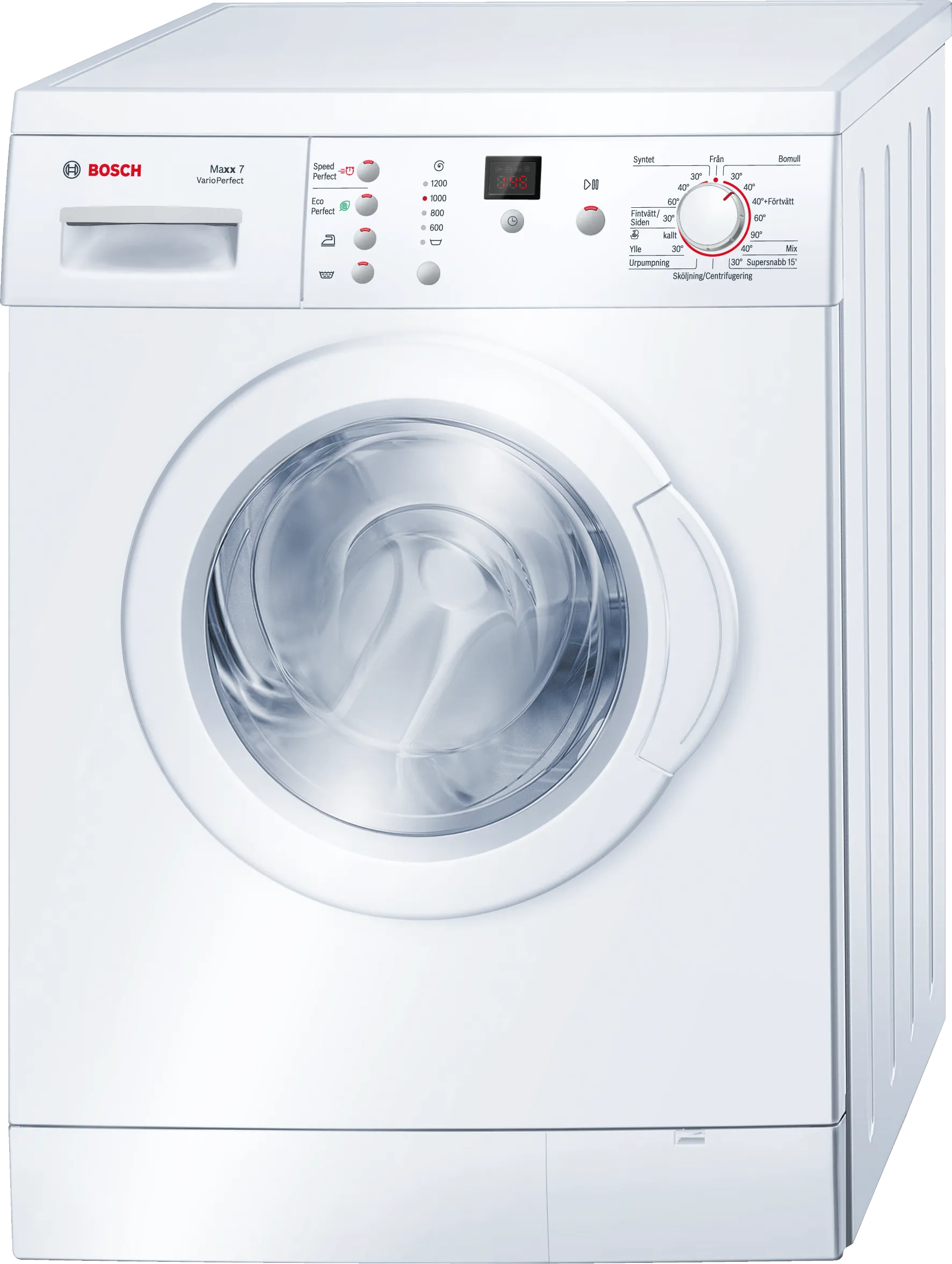 Series 4 washing machine, frontloader fullsize 7 kg 1200 rpm, White