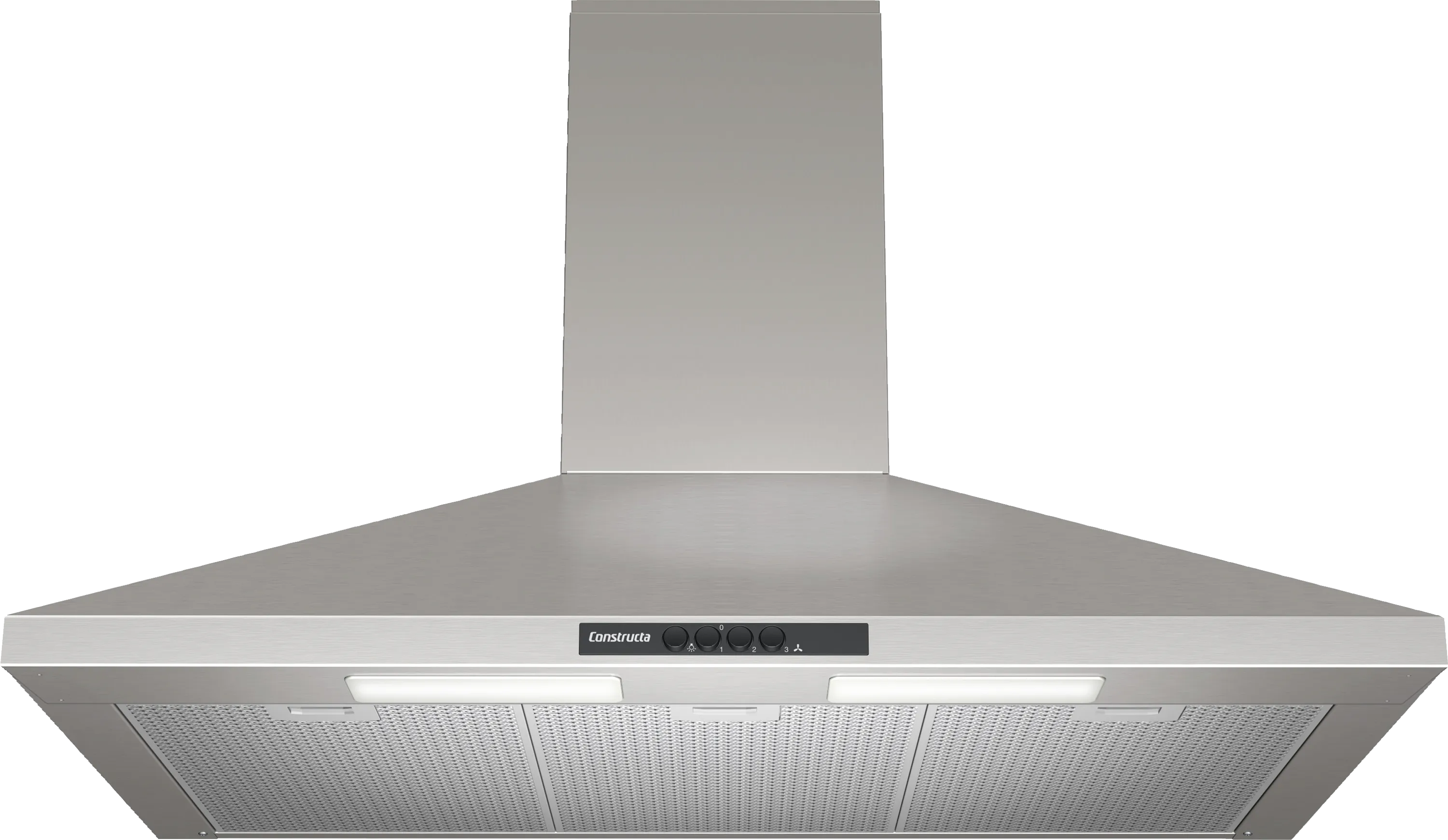 wall-mounted cooker hood 90 cm Stainless steel
