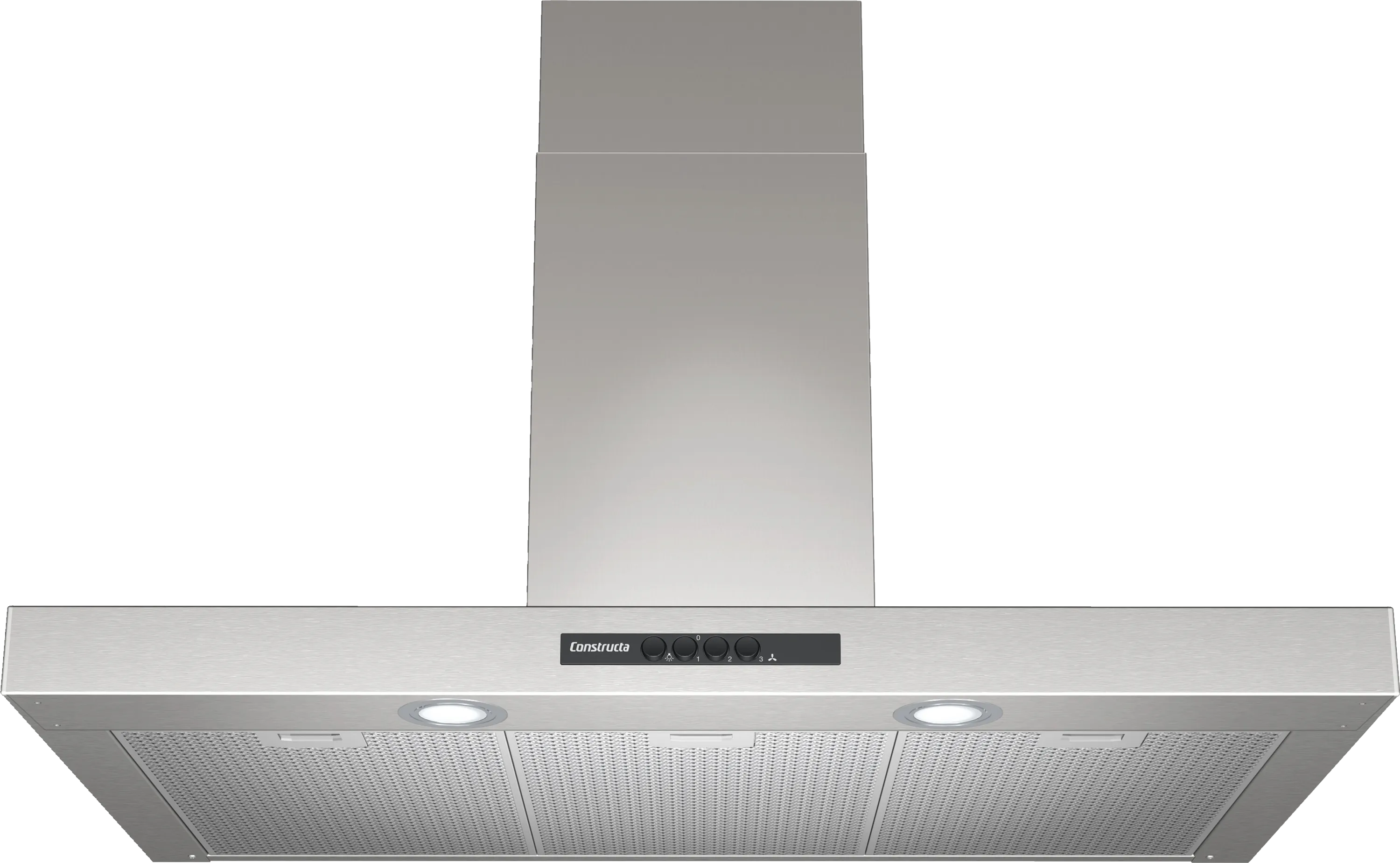  wall-mounted cooker hood 90 cm Stainless steel