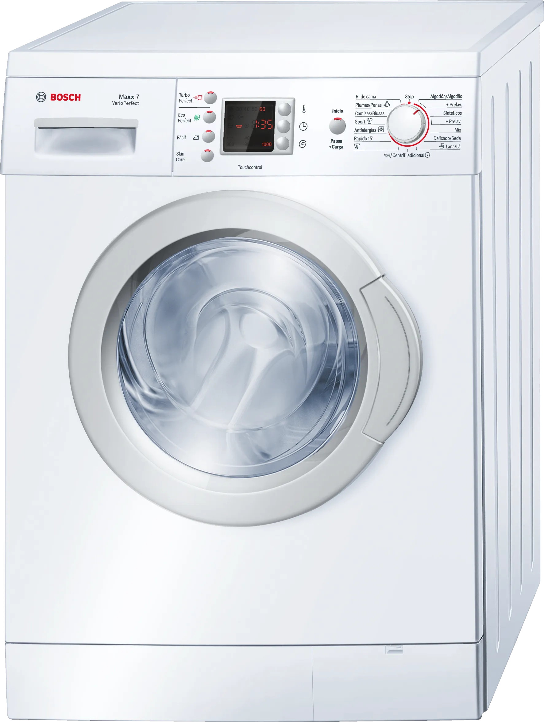 Series 4 washing machine, frontloader fullsize 7 kg 1000 rpm, White