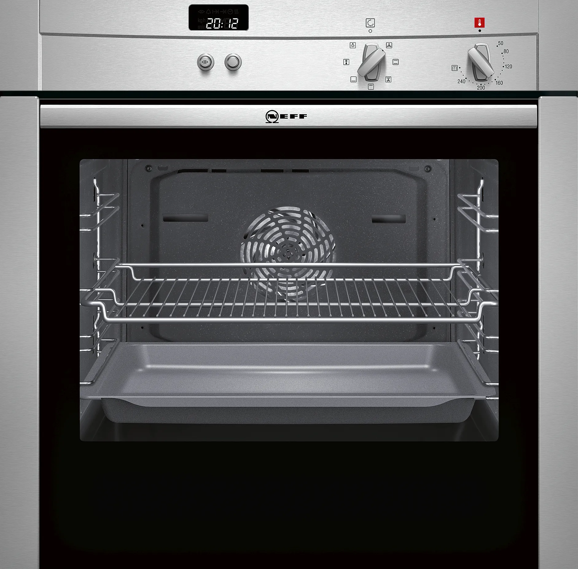 Built-in oven 60 x 60 cm Stainless steel