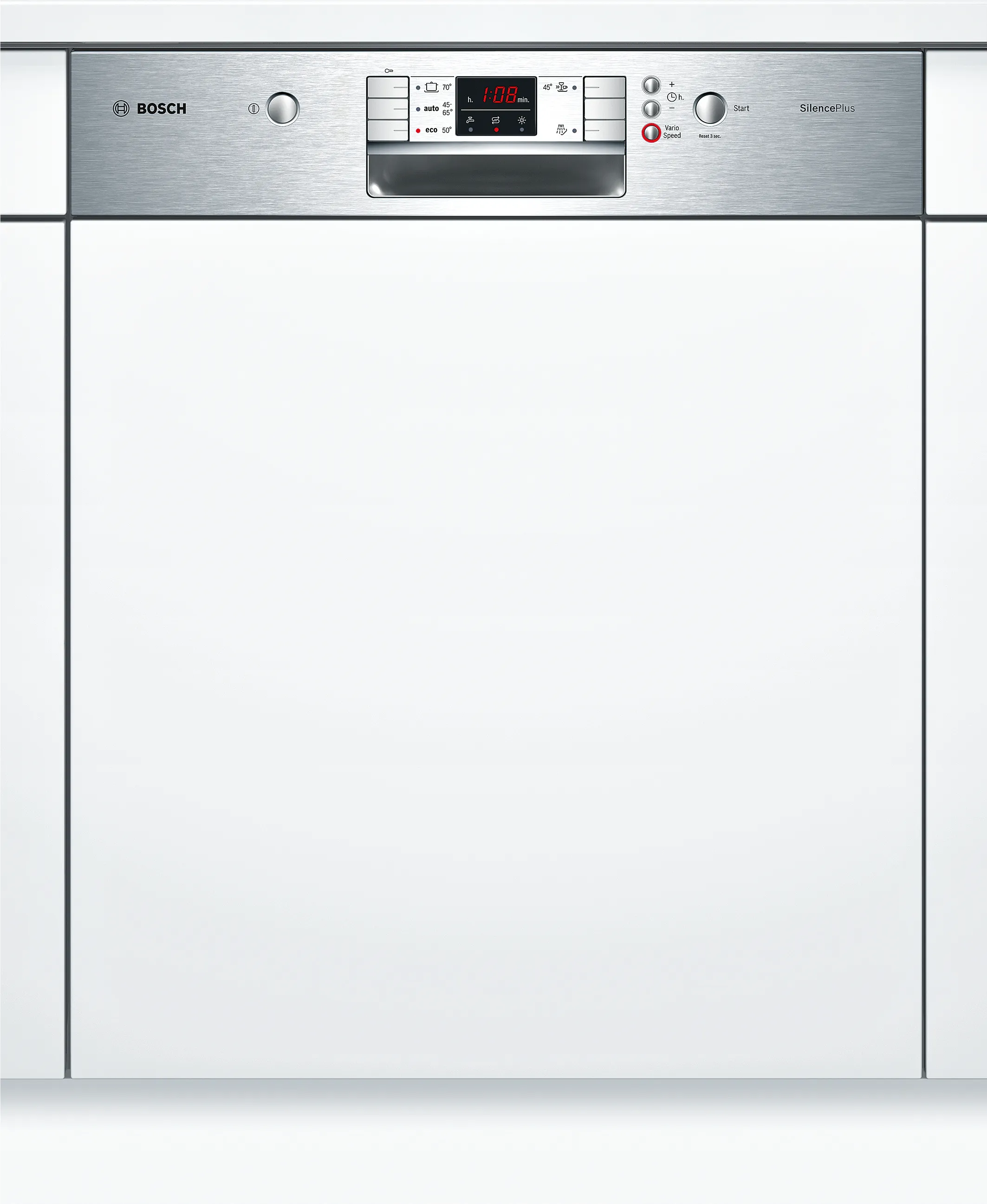 Series 6 semi-integrated dishwasher 60 cm Brushed steel