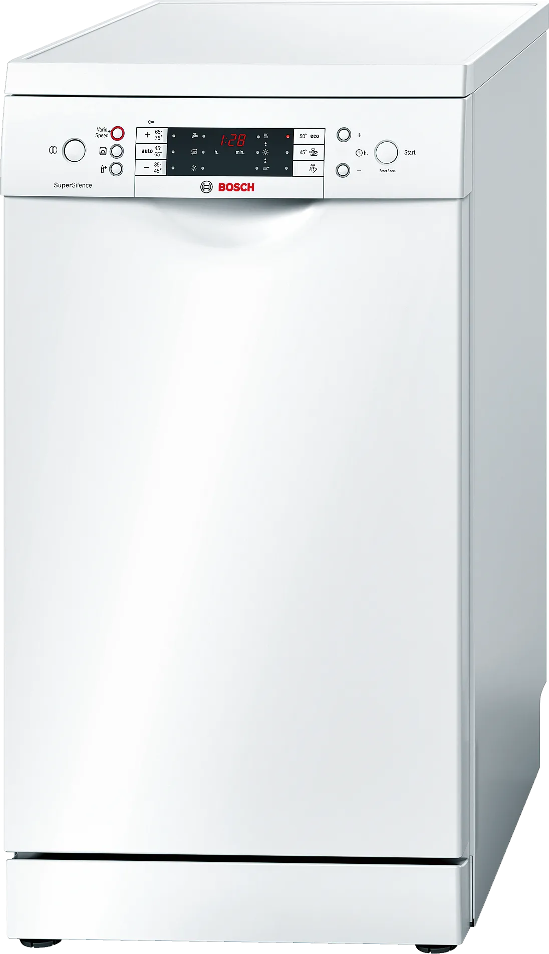 Series 6 free-standing dishwasher 45 cm White