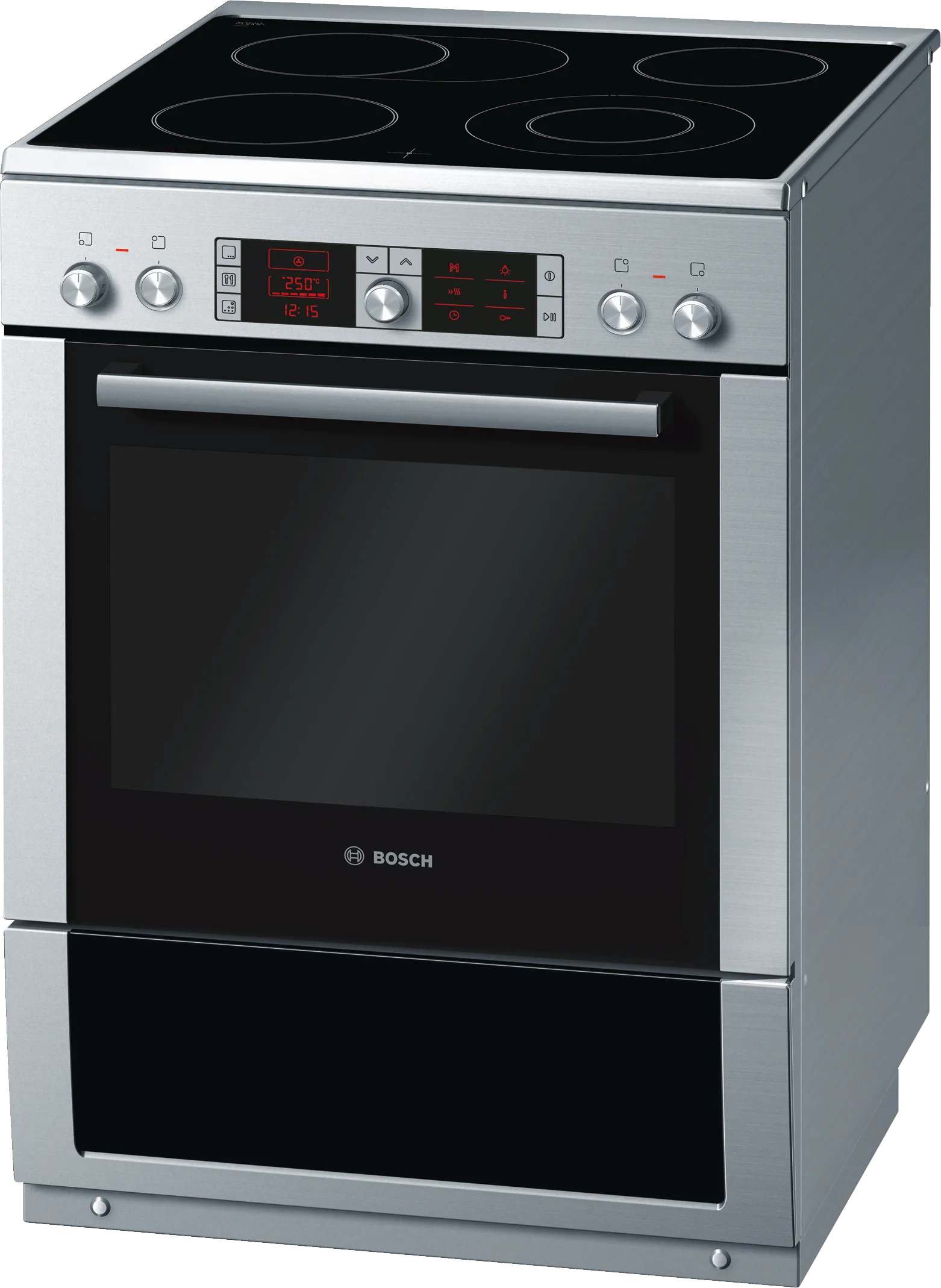 Series 4 Freestanding electric cooker Stainless steel
