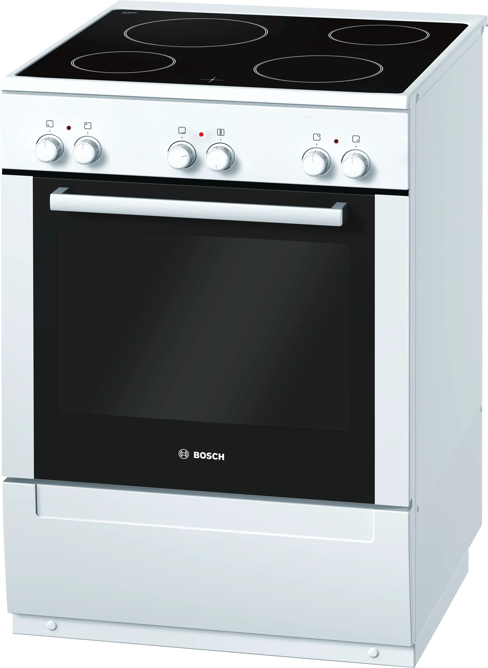 Series 4 Freestanding electric cooker White