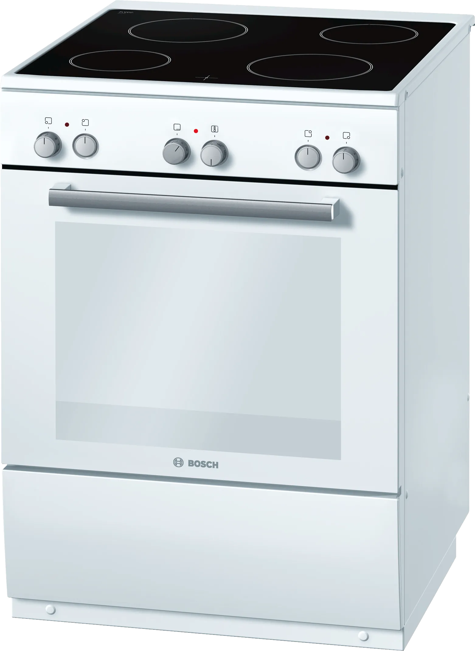 Series 4 Freestanding electric cooker White