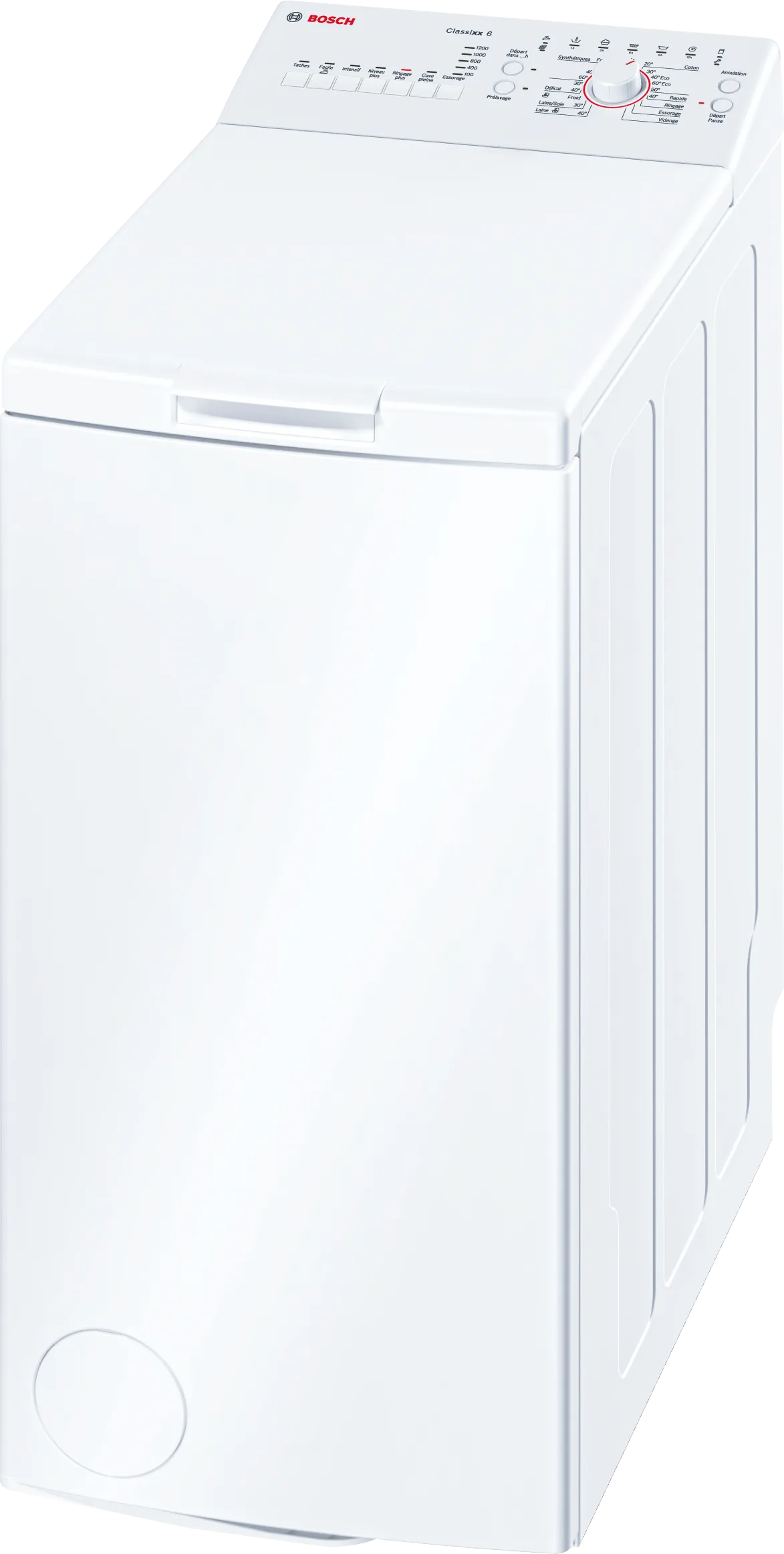 Series 2 washing machine, toploader 40 cm, 40 cm, 6 kg 1200 rpm