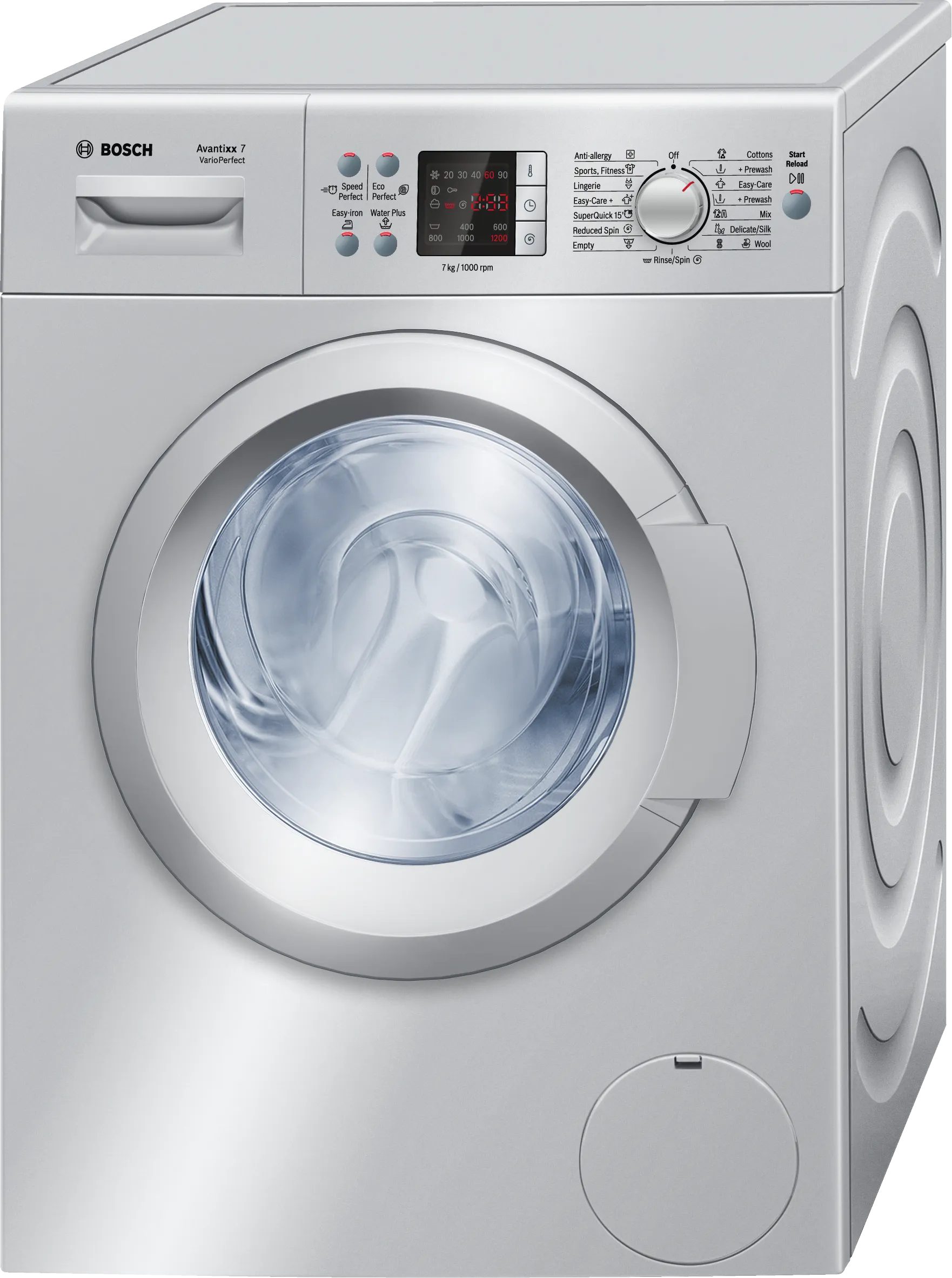 Series 6 washing machine, frontloader fullsize 7 kg 1000 rpm