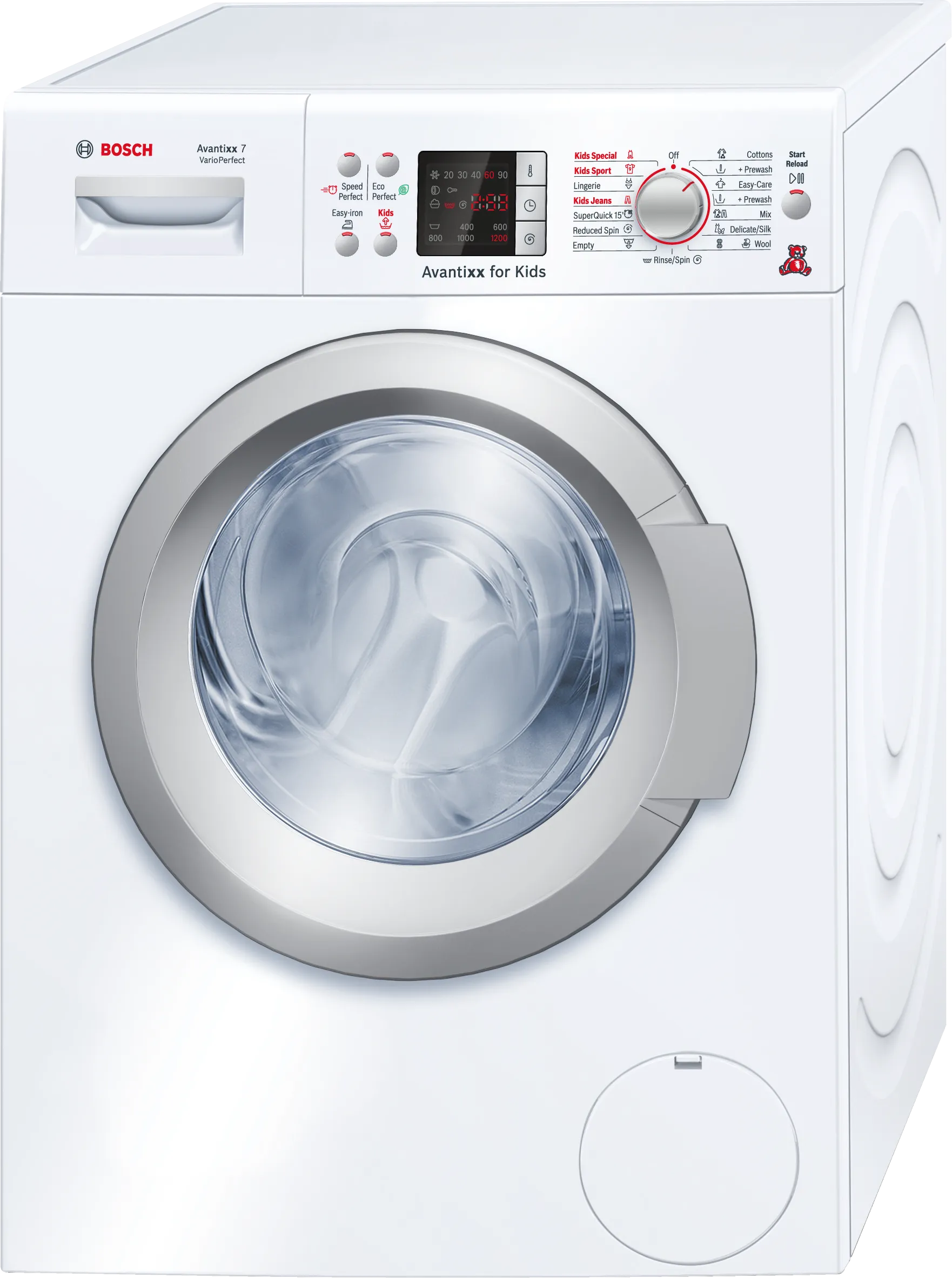 Series 6 washing machine, frontloader fullsize 7 kg 1200 rpm