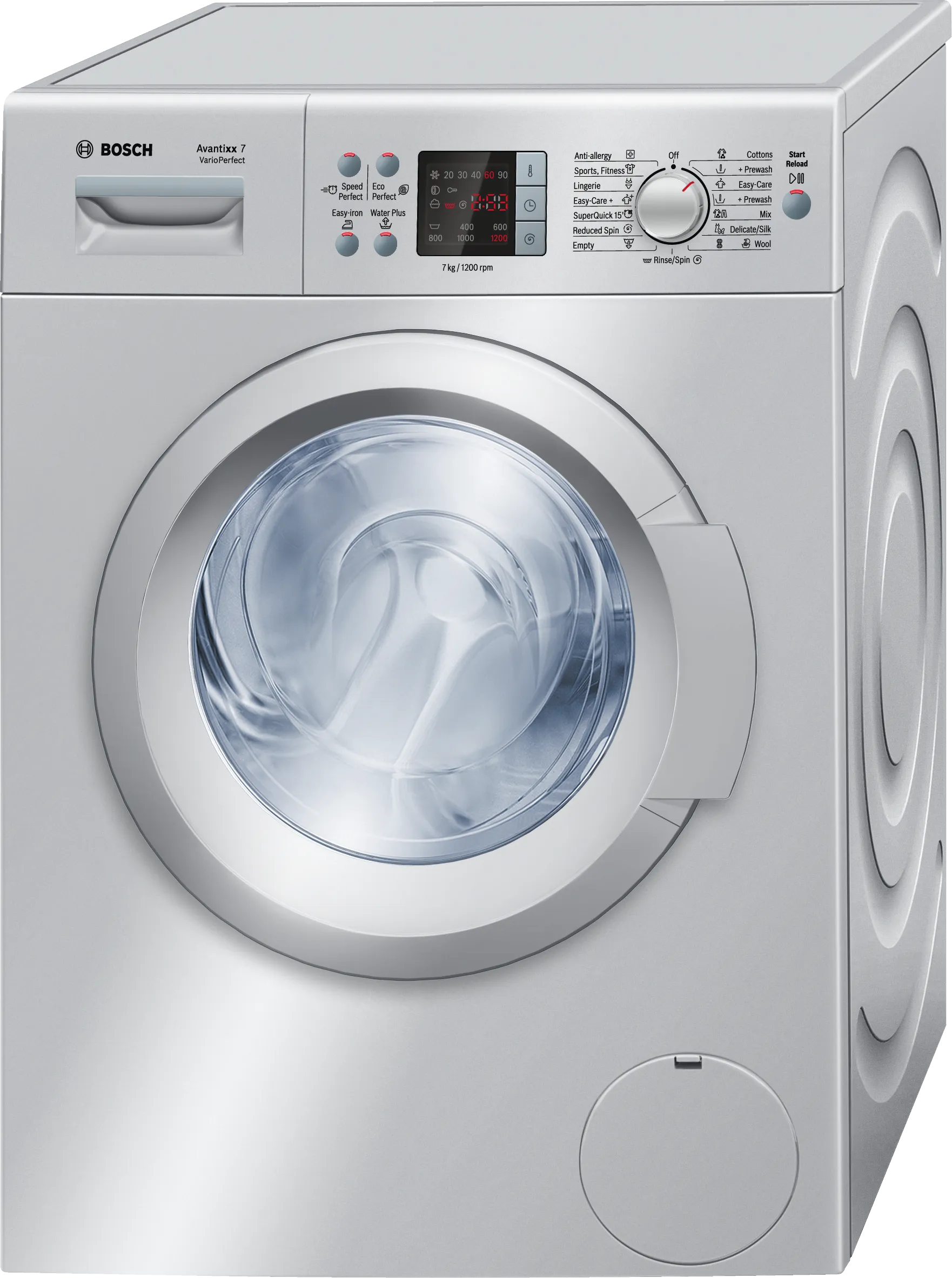 Series 6 washing machine, frontloader fullsize 7 kg 1200 rpm