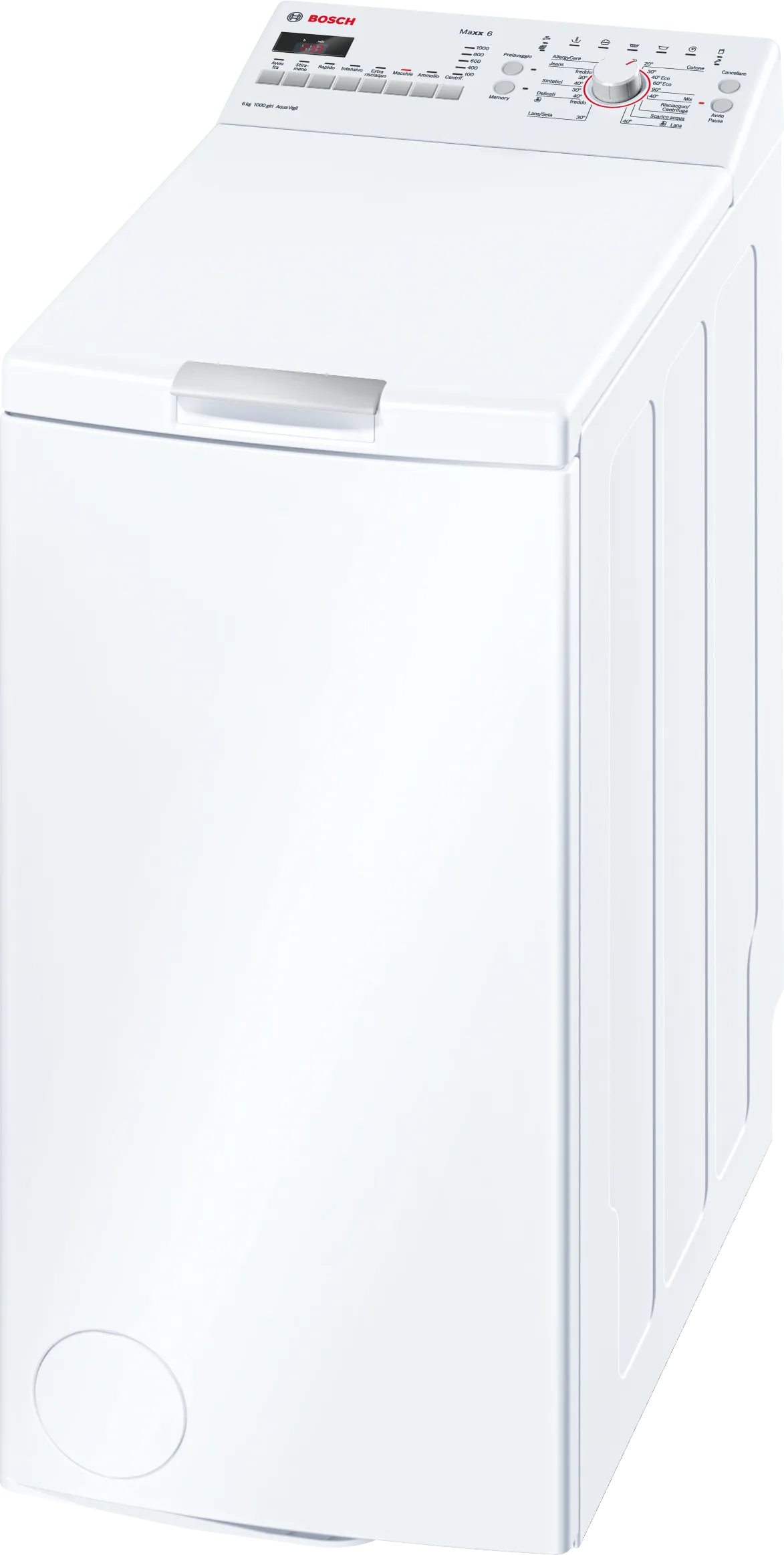 Series 4 washing machine, toploader 40 cm, 40 cm, 6 kg 1000 rpm