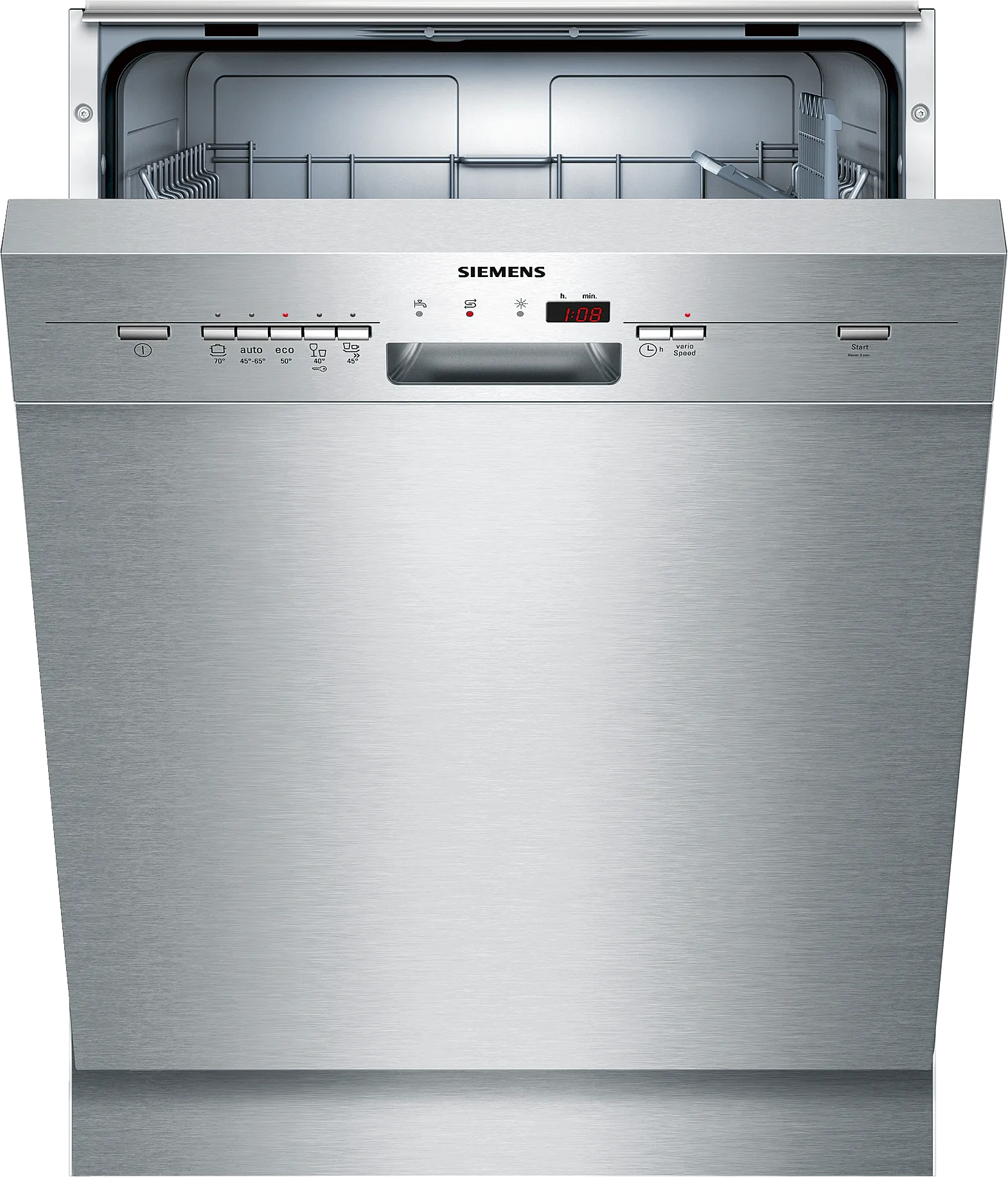 iQ500 built-under dishwasher 60 cm Brushed steel