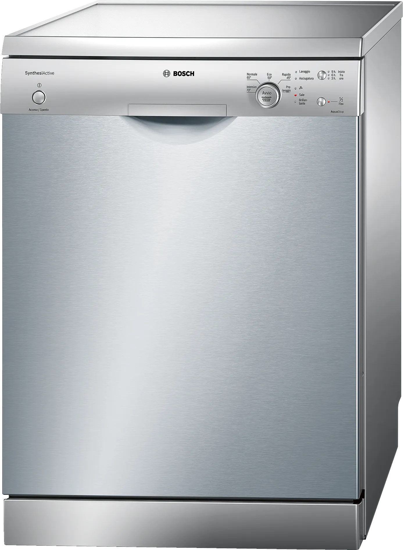  free-standing dishwasher 60 cm Brushed steel anti-fingerprint