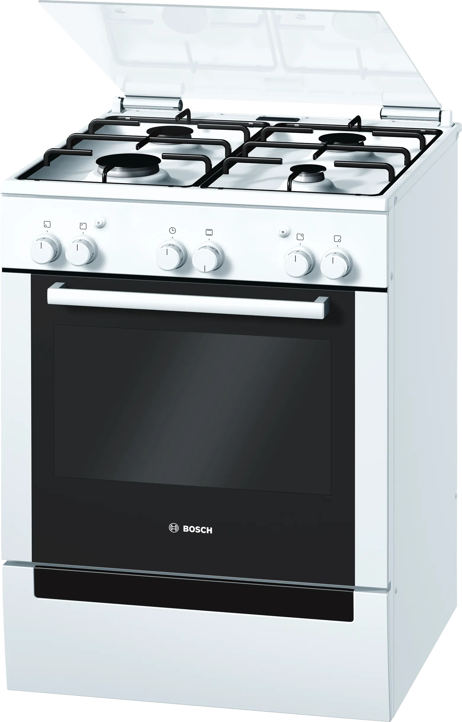 Series 2 Freestanding gas cooker White