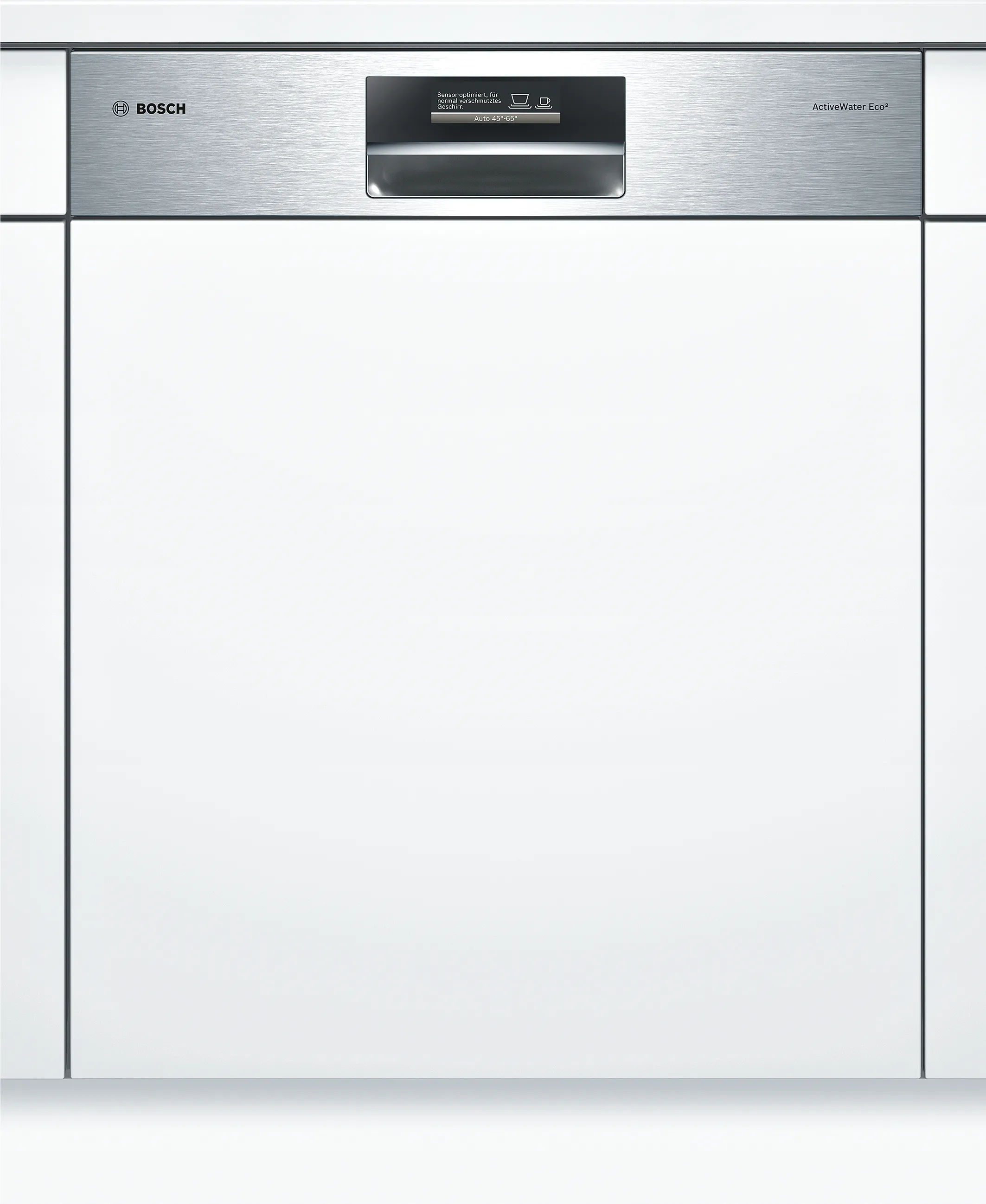 Series 8 semi-integrated dishwasher 60 cm Brushed steel