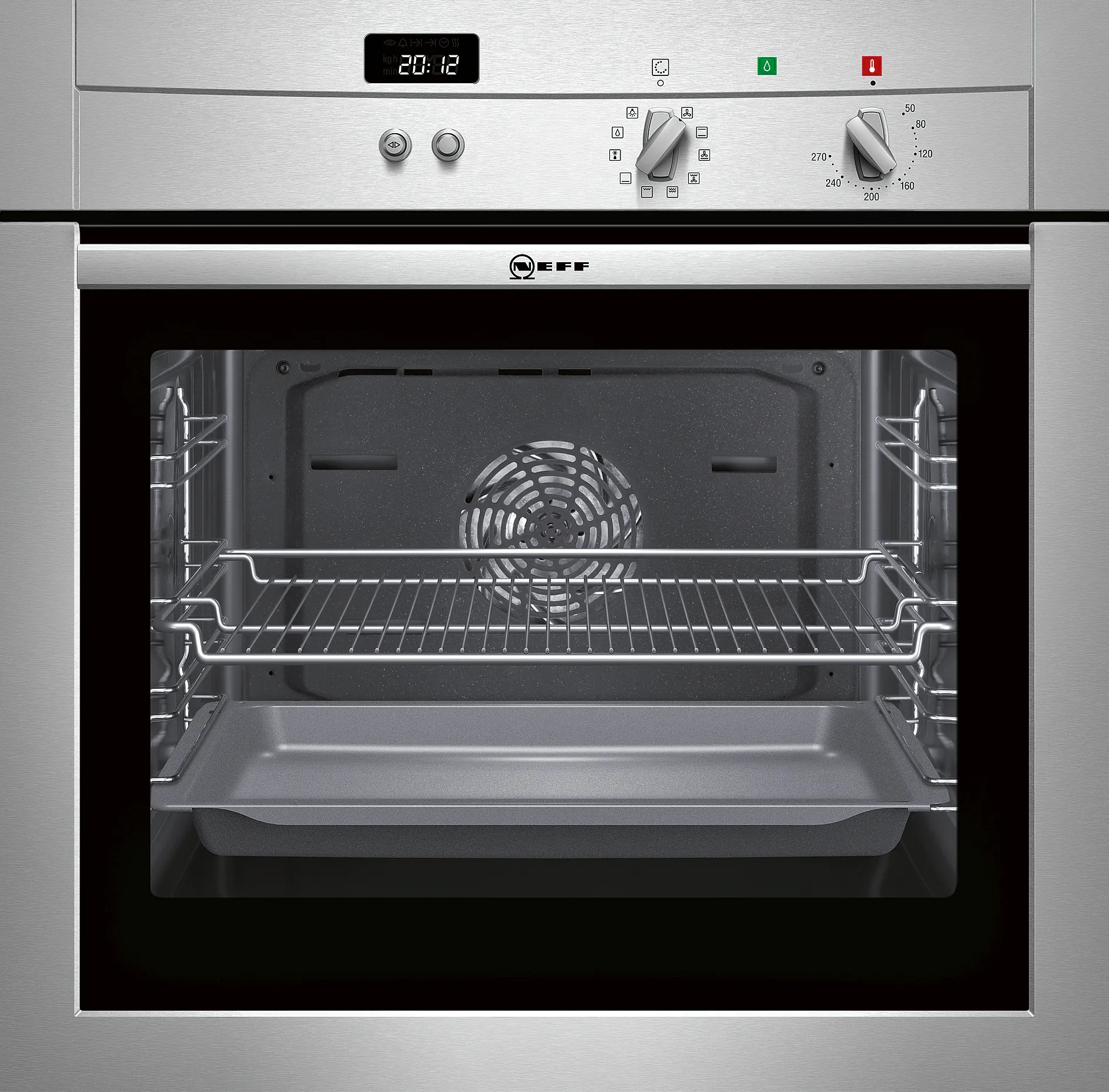 Built-in oven 60 x 60 cm Stainless steel