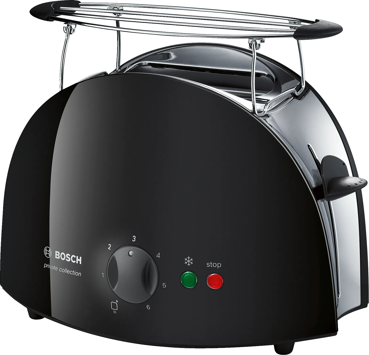 Compact toaster Black