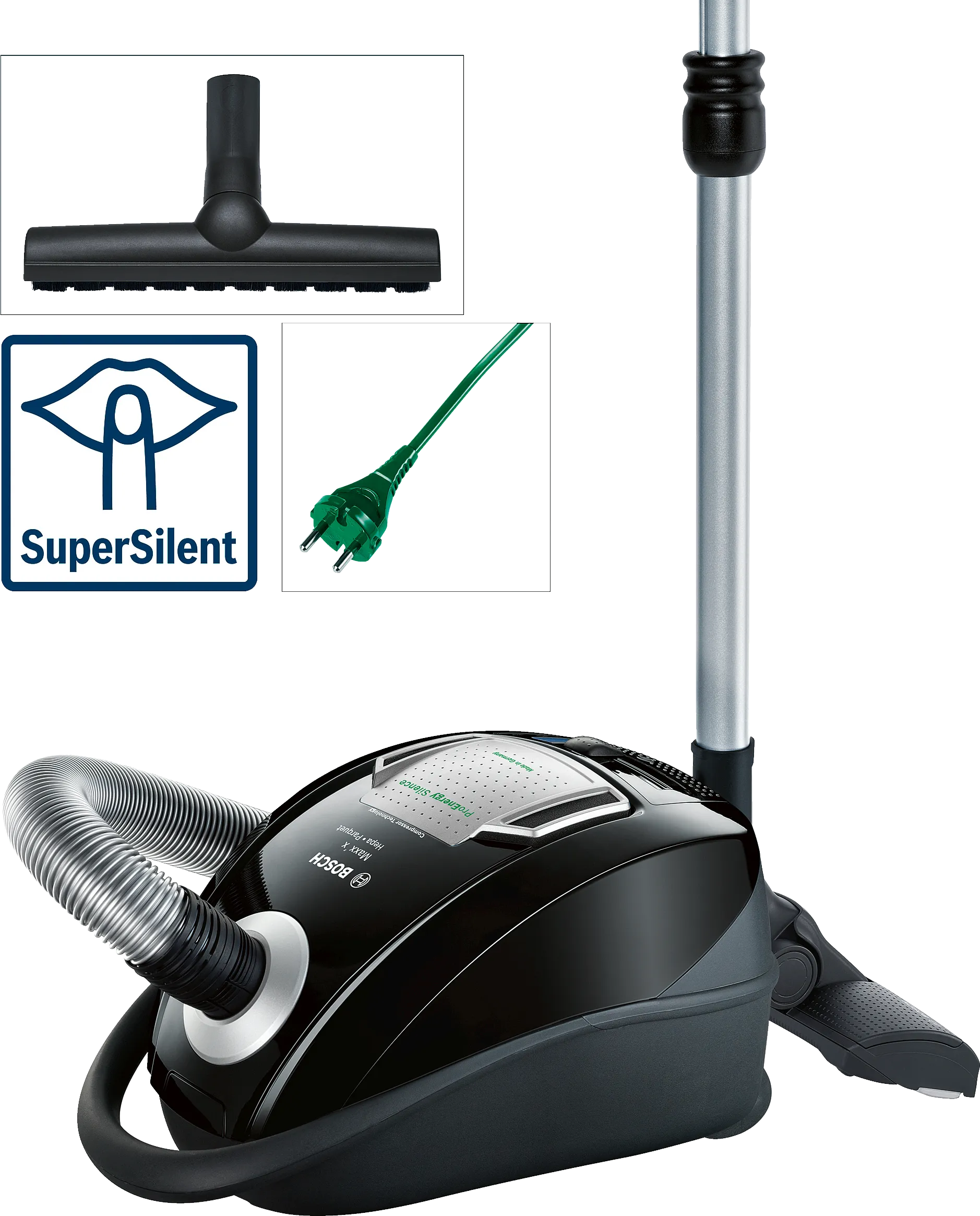  Bagged vacuum cleaner Bosch Maxx'x Black