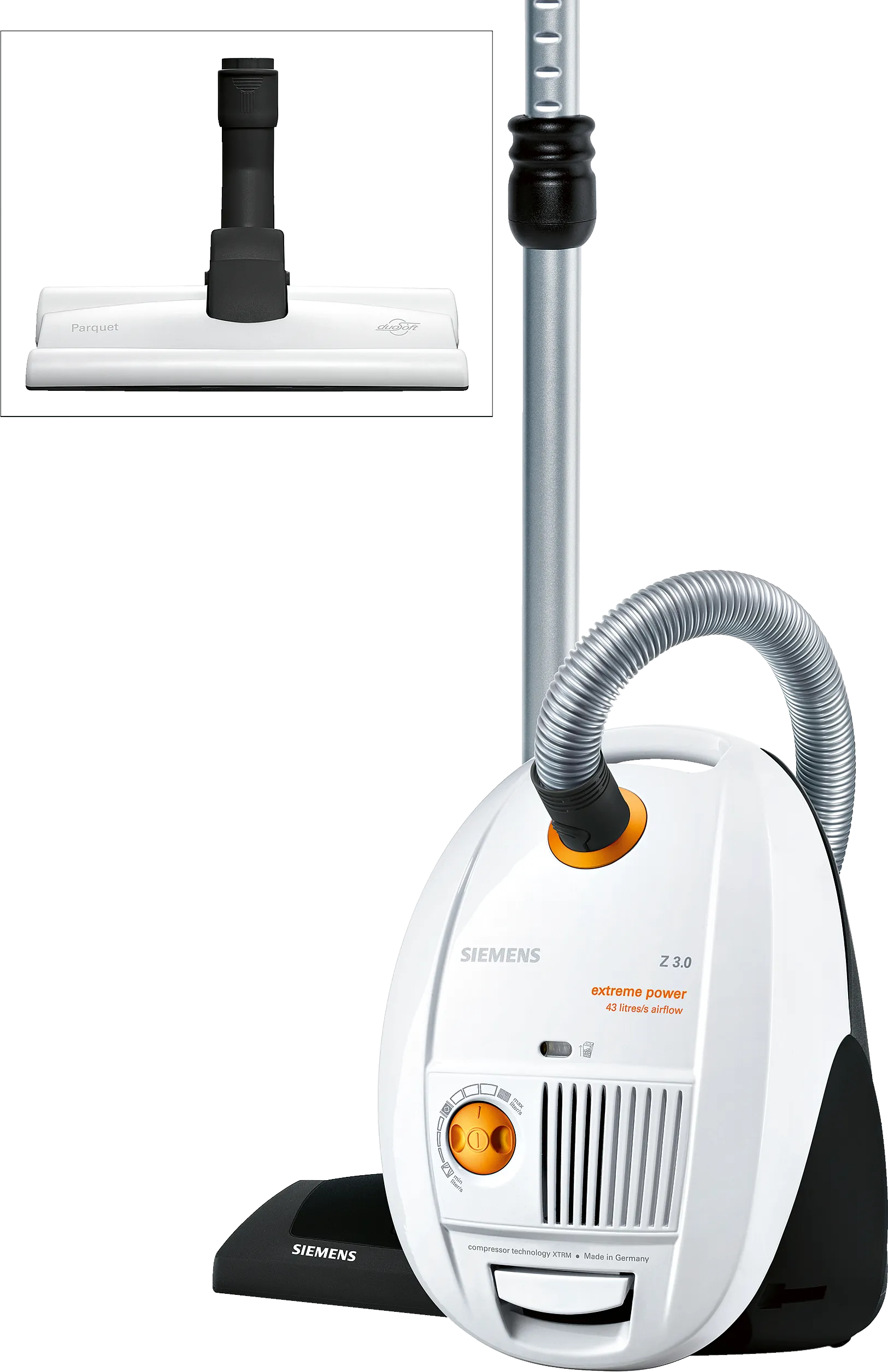  Bagged vacuum cleaner extreme power edition White