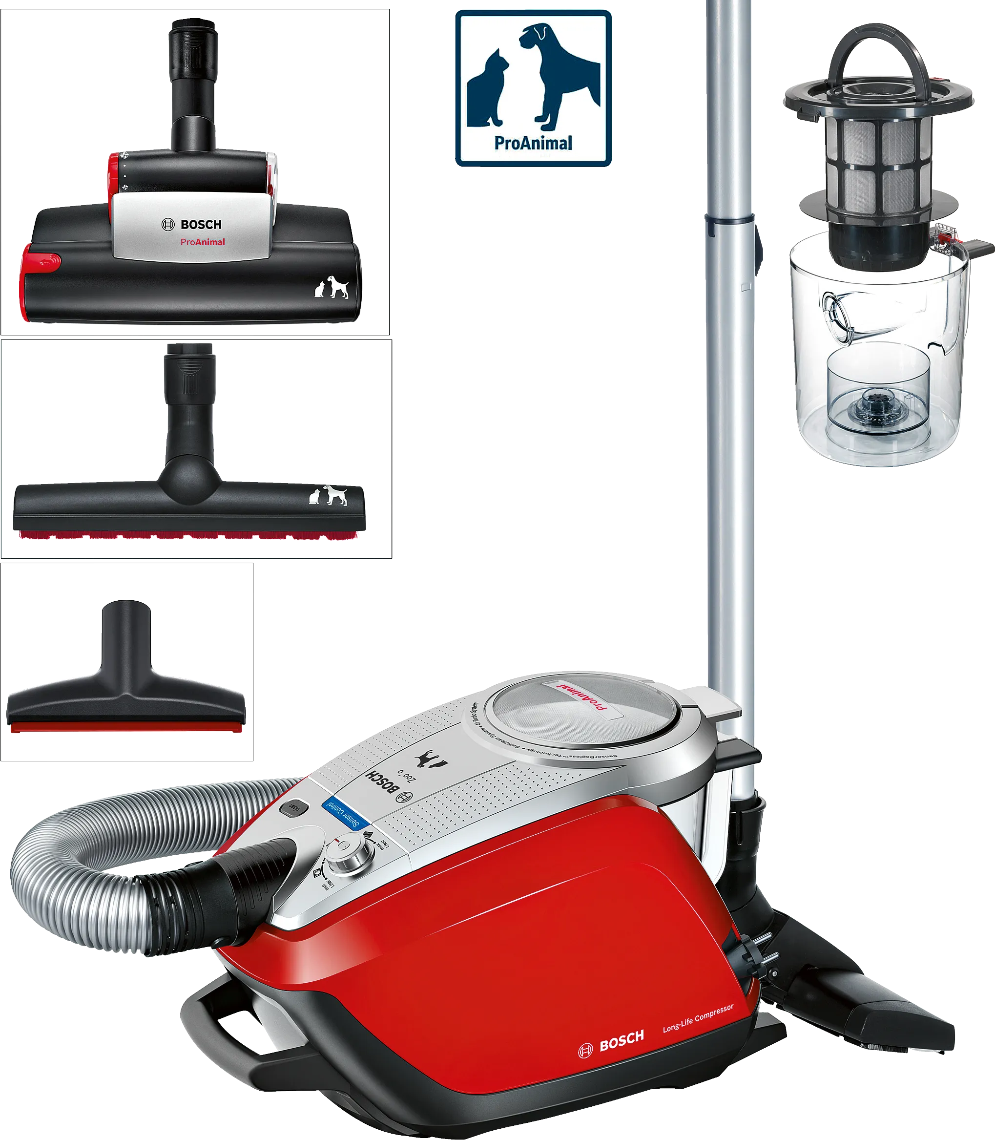  Bagless vacuum cleaner Zoo'o ProAnimal Silver