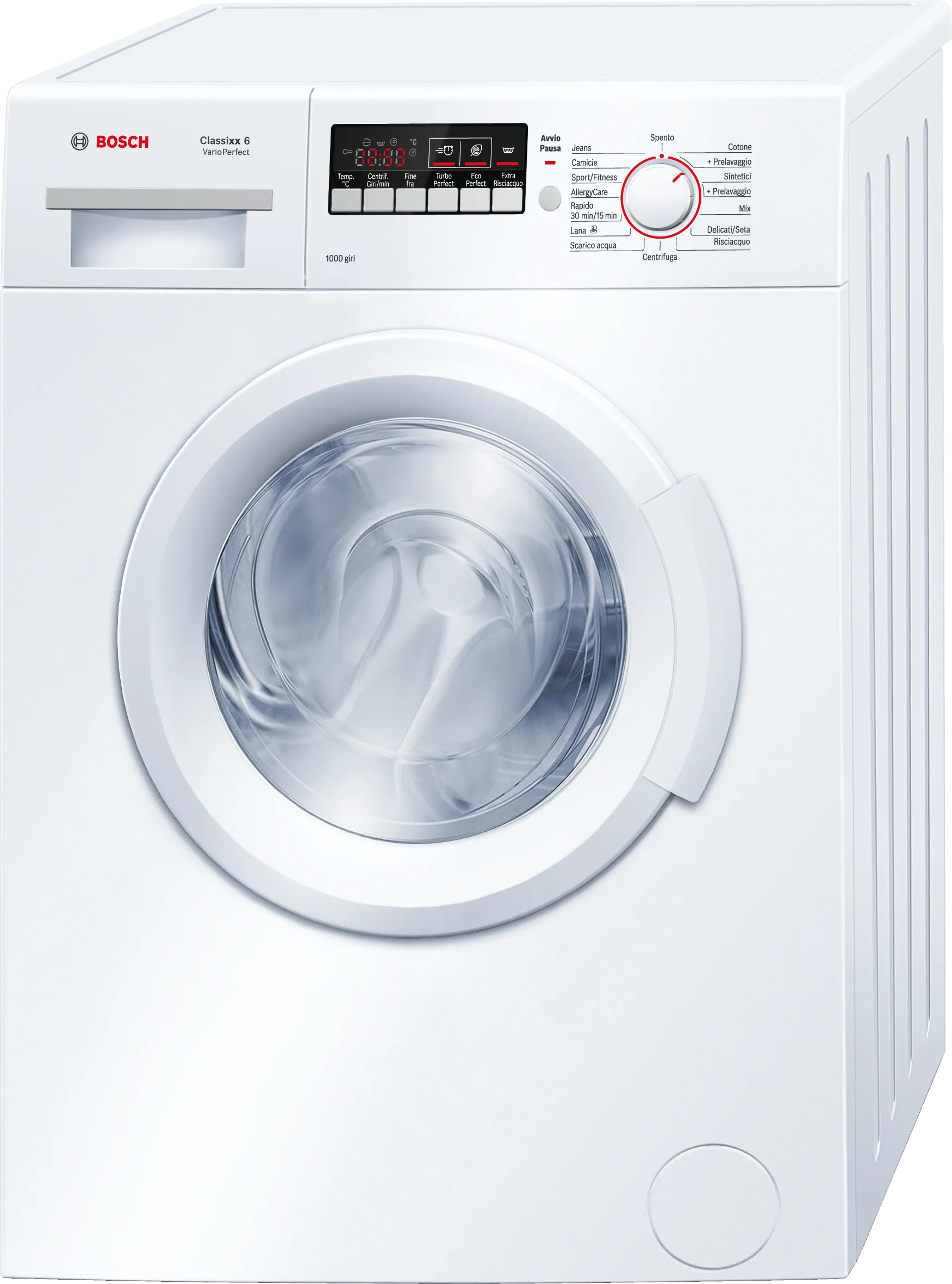 Series 2 washing machine, frontloader fullsize 6 kg 1000 rpm