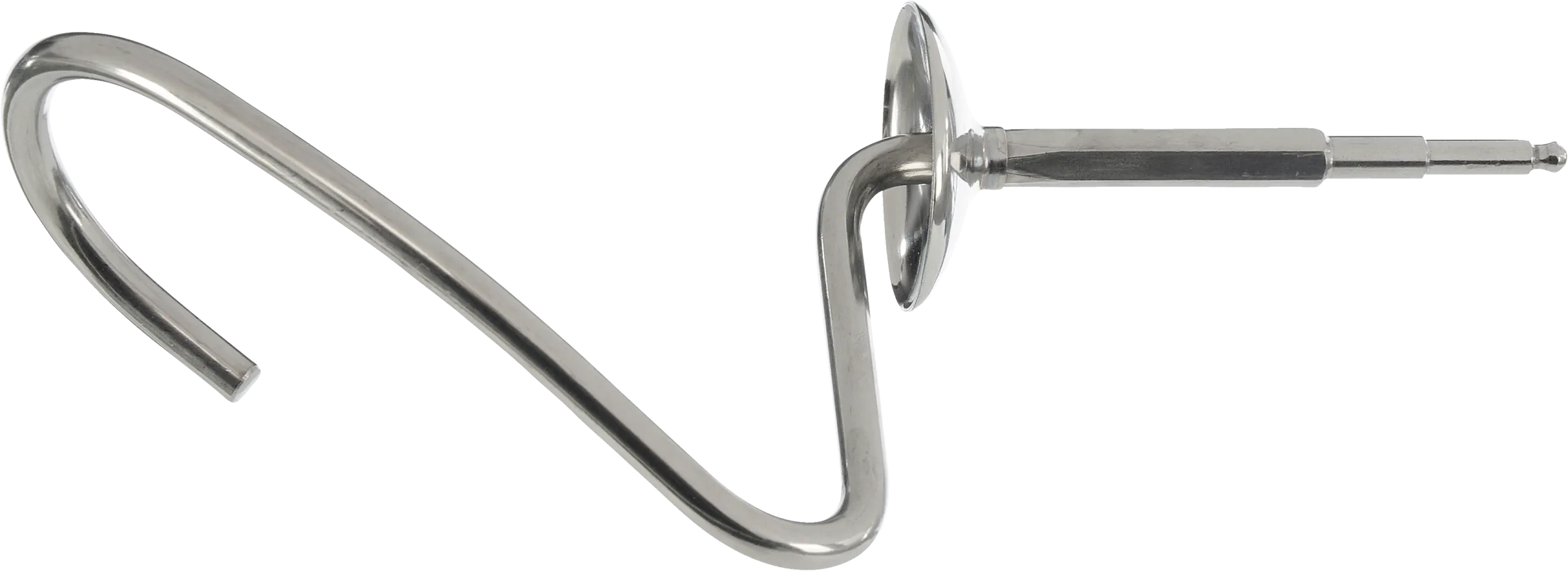 Kneading hook For MUM86 and MUMX models Stainless steel kneading hook 