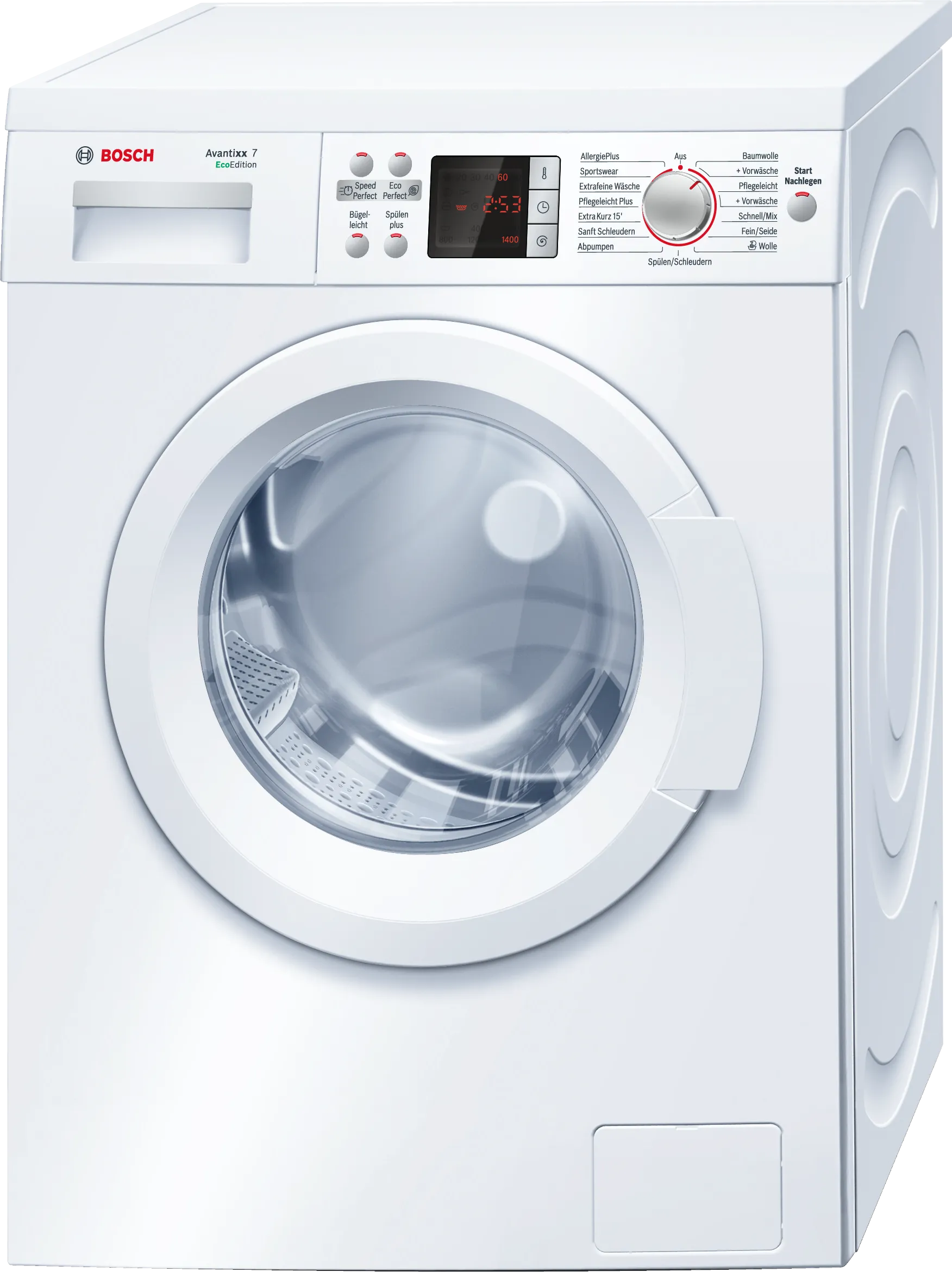 Series 6 washing machine, frontloader fullsize 7 kg 1400 rpm