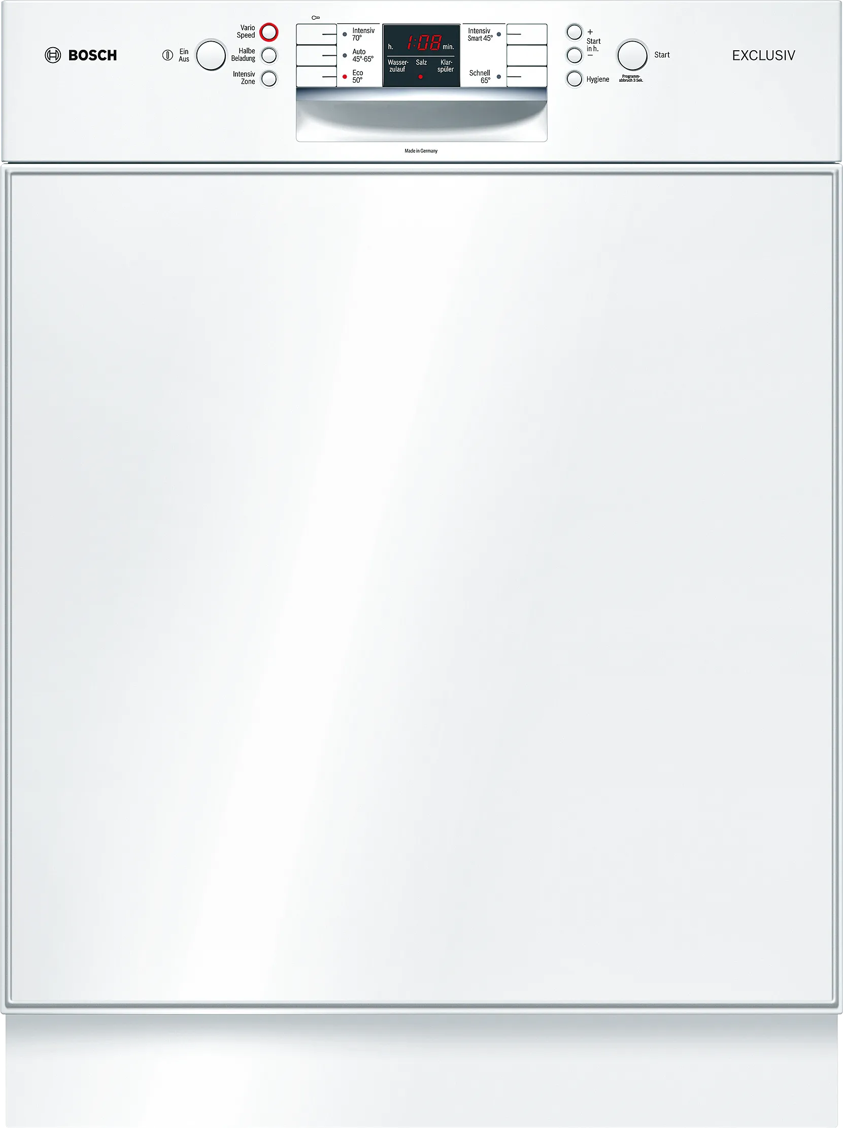  built-under dishwasher 60 cm White