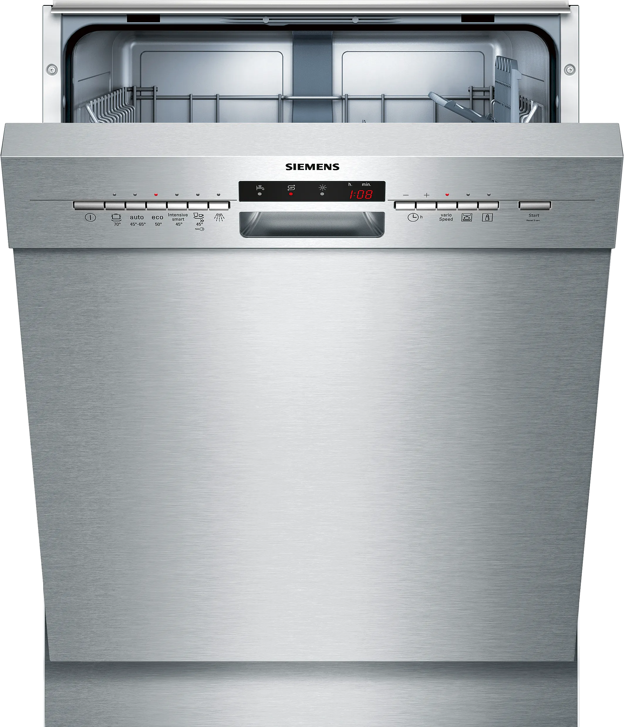 iQ500 built-under dishwasher 60 cm Brushed steel