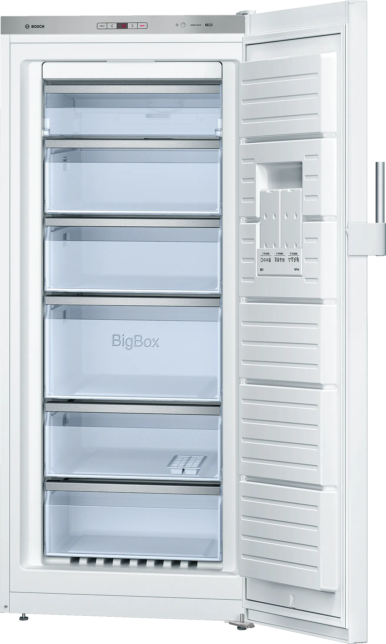Series 6 free-standing freezer 161 x 70 cm White