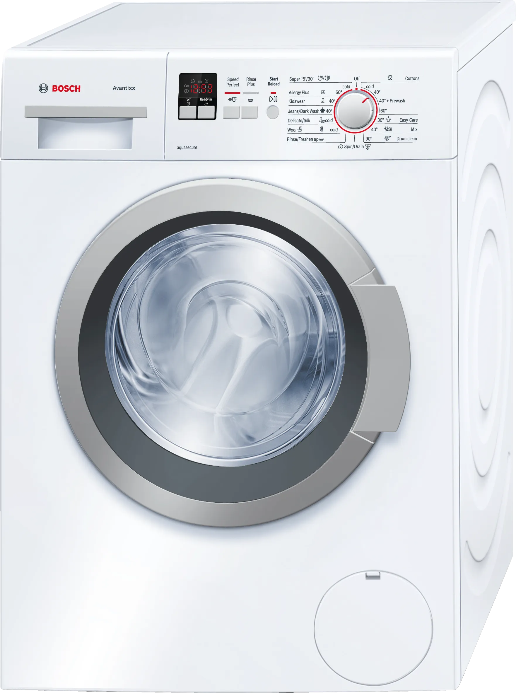 Series 6 washing machine, frontloader fullsize 7 kg 1200 rpm
