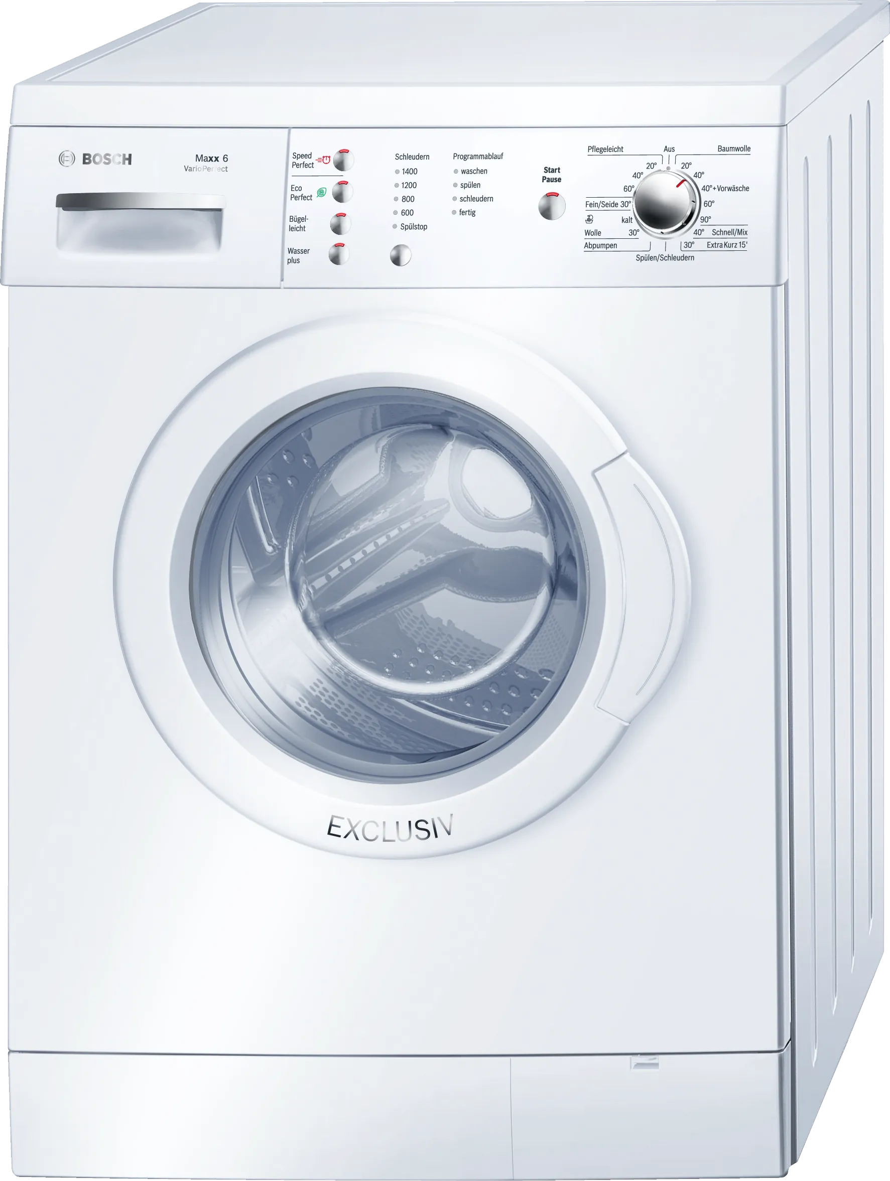 Series 4 washing machine, frontloader fullsize 6 kg 1400 rpm, White
