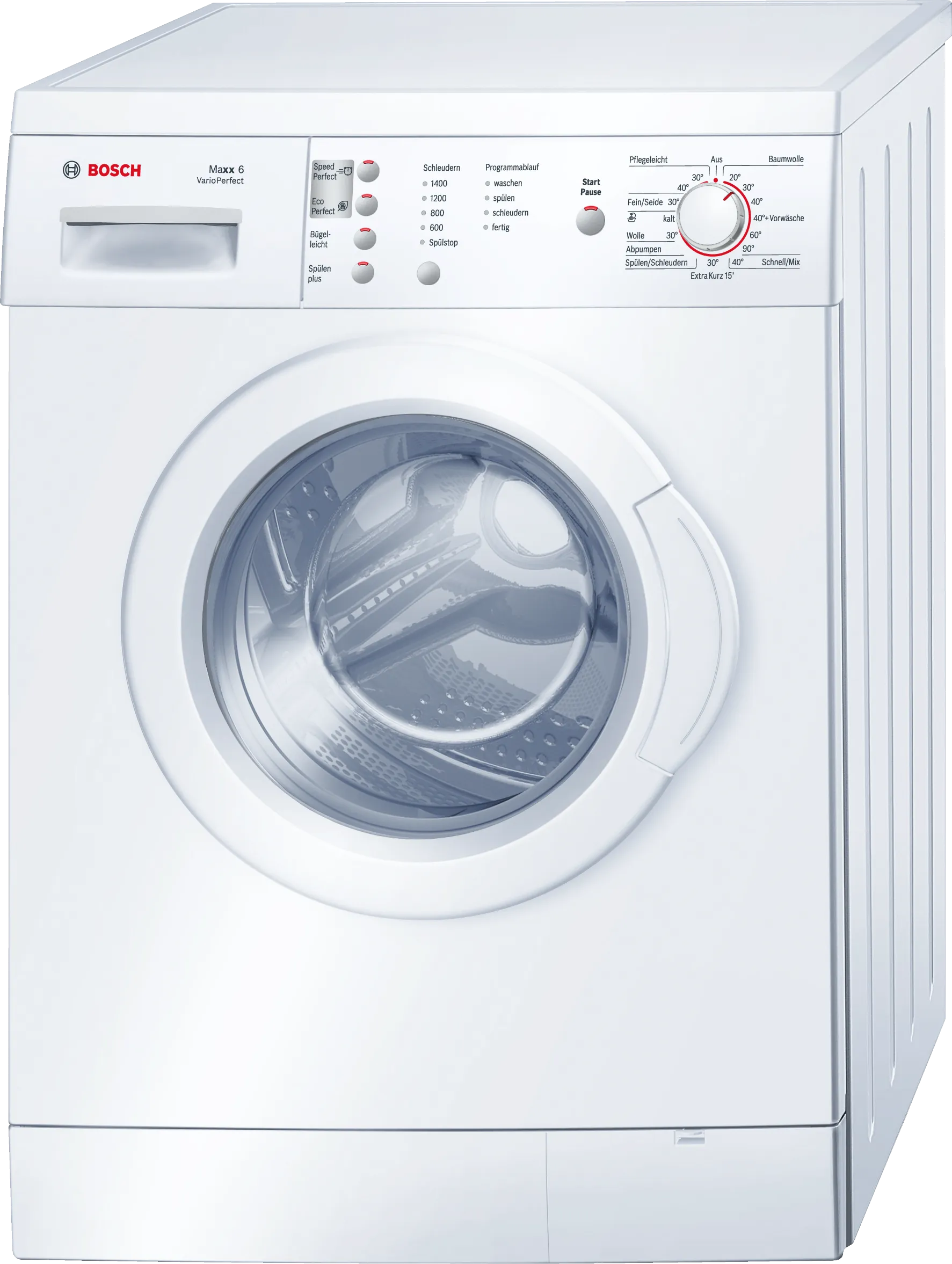 Series 4 washing machine, frontloader fullsize 6 kg 1400 rpm