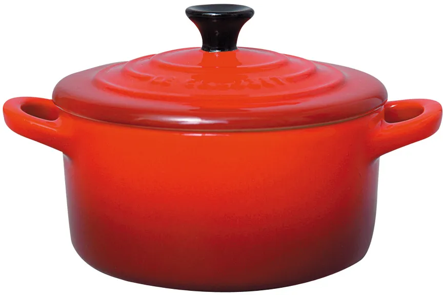 Cocotte Le Creuset-Mini Cocotte kirschrot