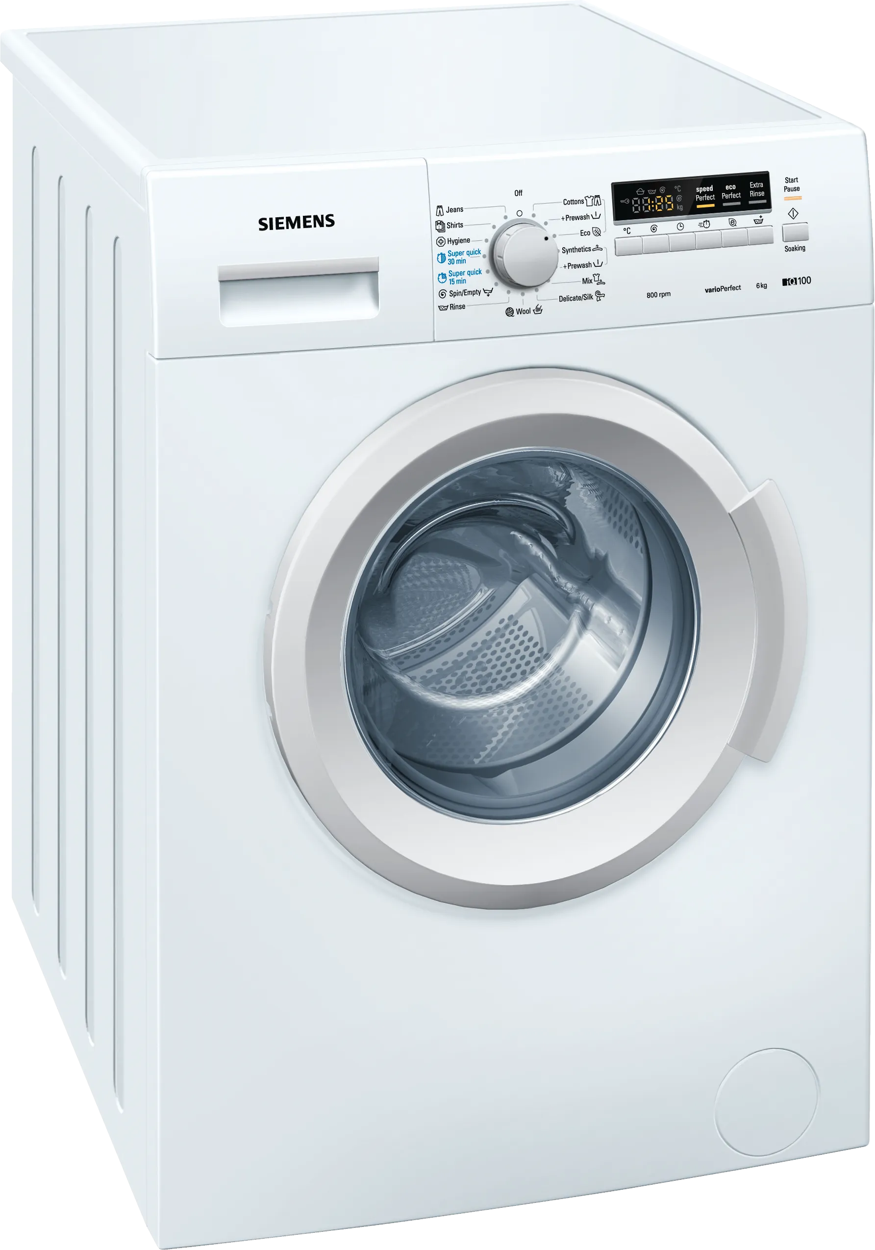 iQ100 washing machine, frontloader fullsize 6 kg 800 rpm