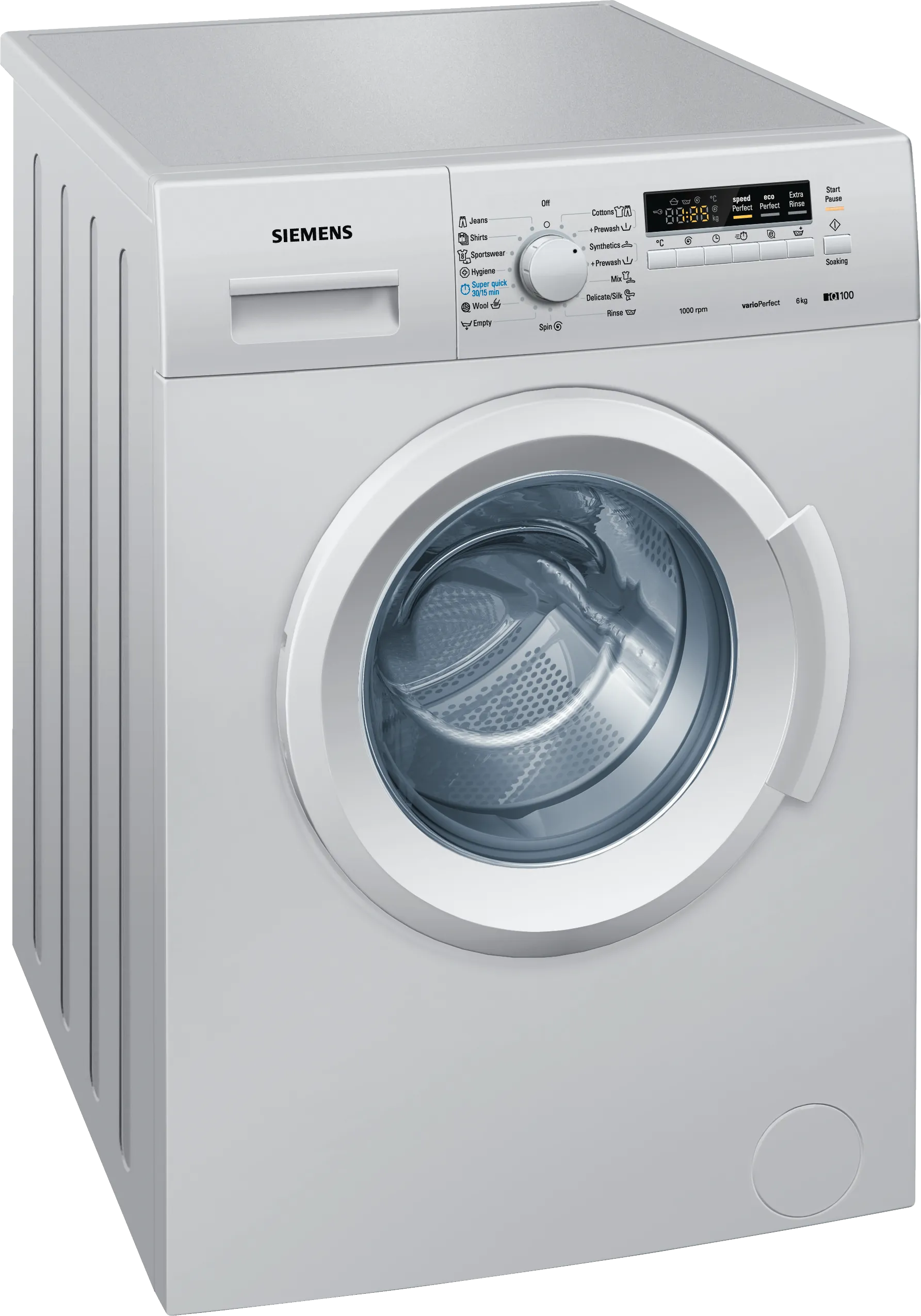 iQ100 washing machine, front loader 6 kg 1000 rpm