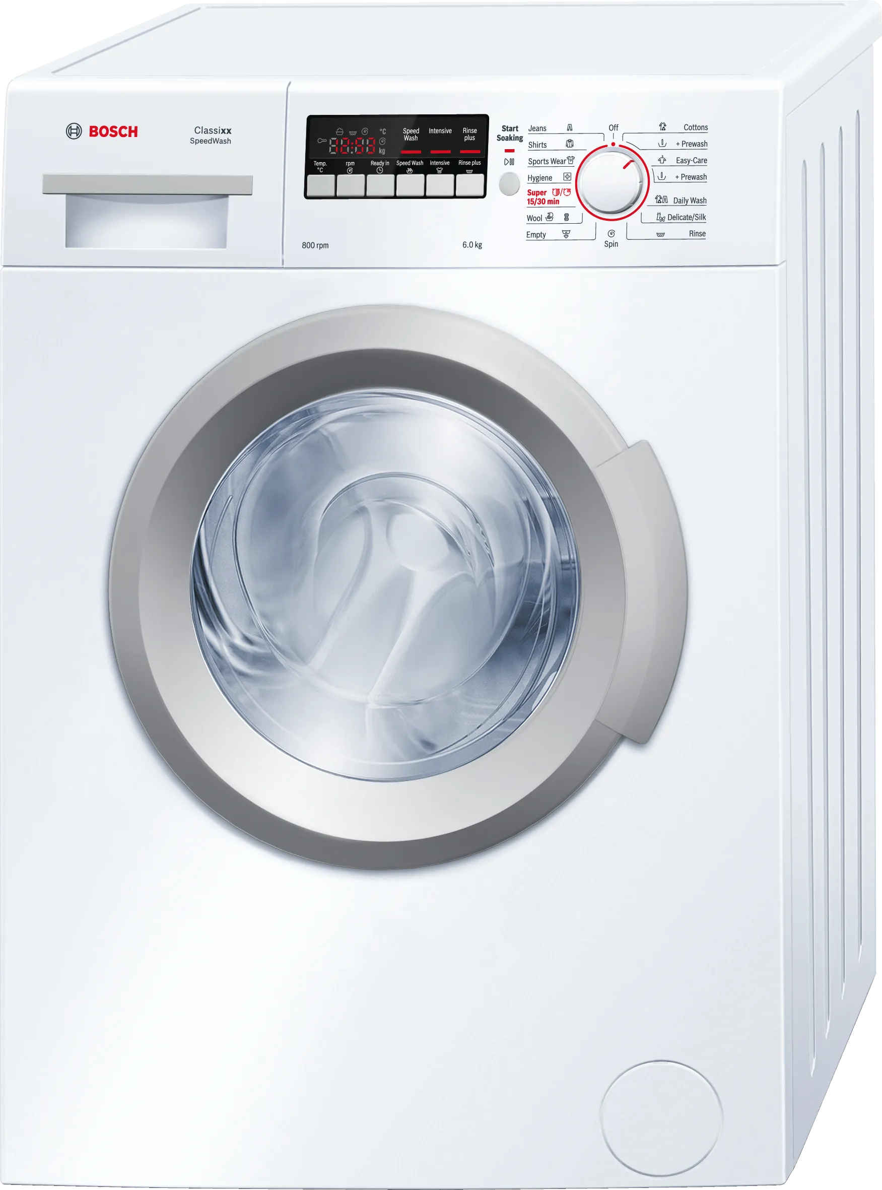 Series 2 washing machine, front loader 6 kg 800 rpm