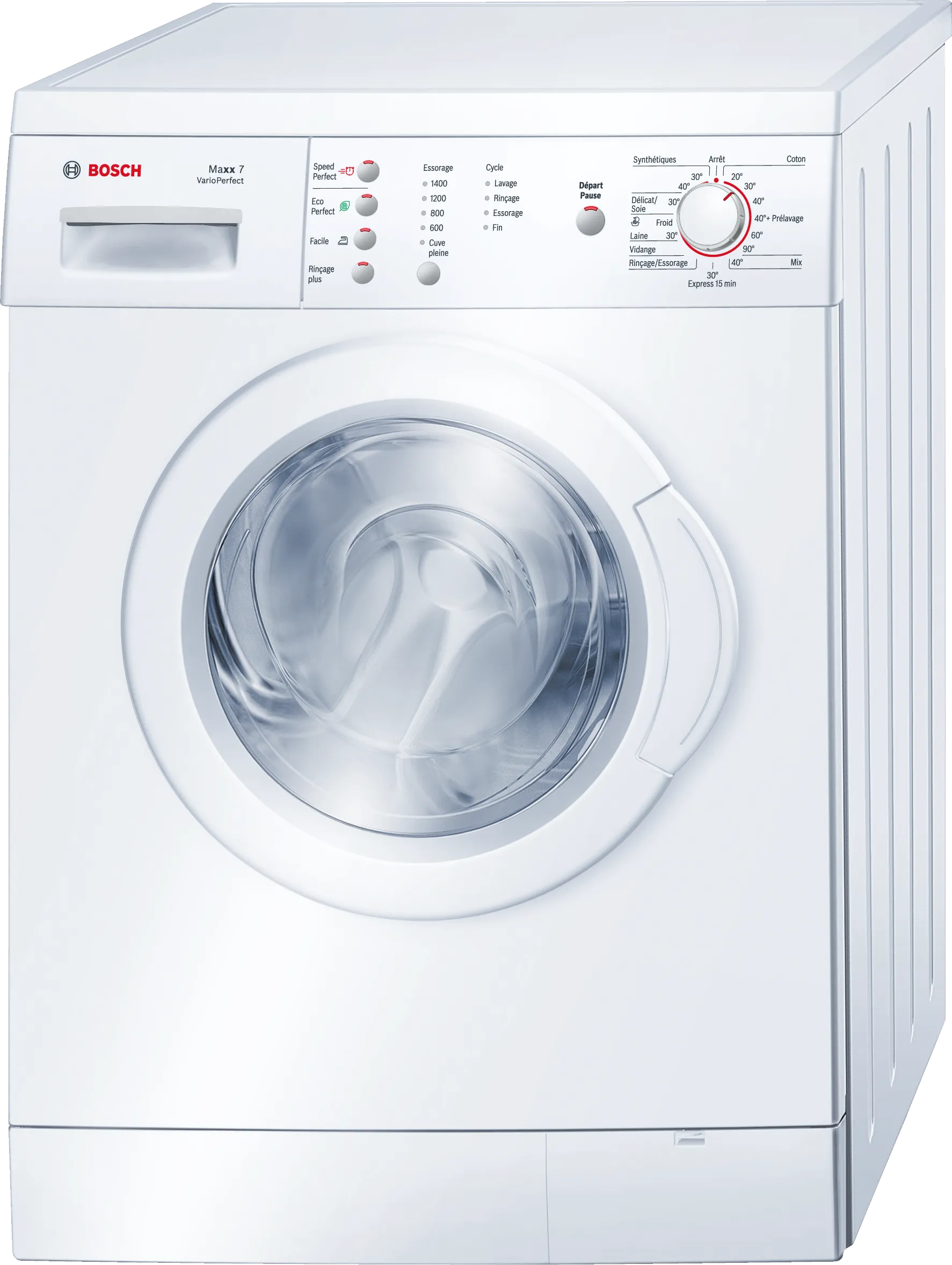 Series 4 washing machine, frontloader fullsize 7 kg 1400 rpm