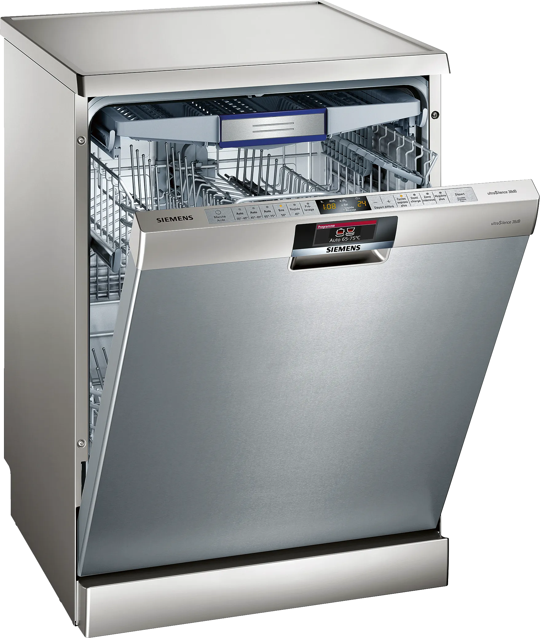 iQ700 free-standing dishwasher 60 cm Brushed steel anti-fingerprint