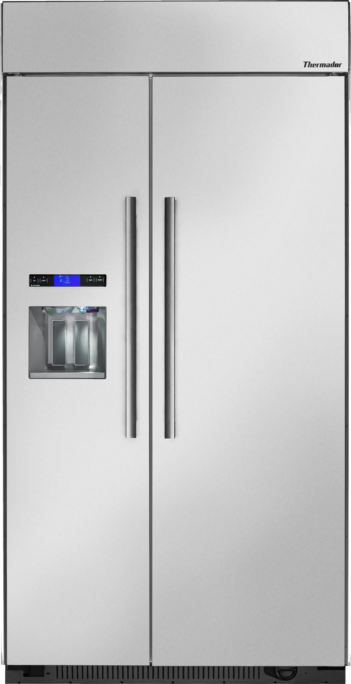 Stainless steel, External Ice & Water Dispenser