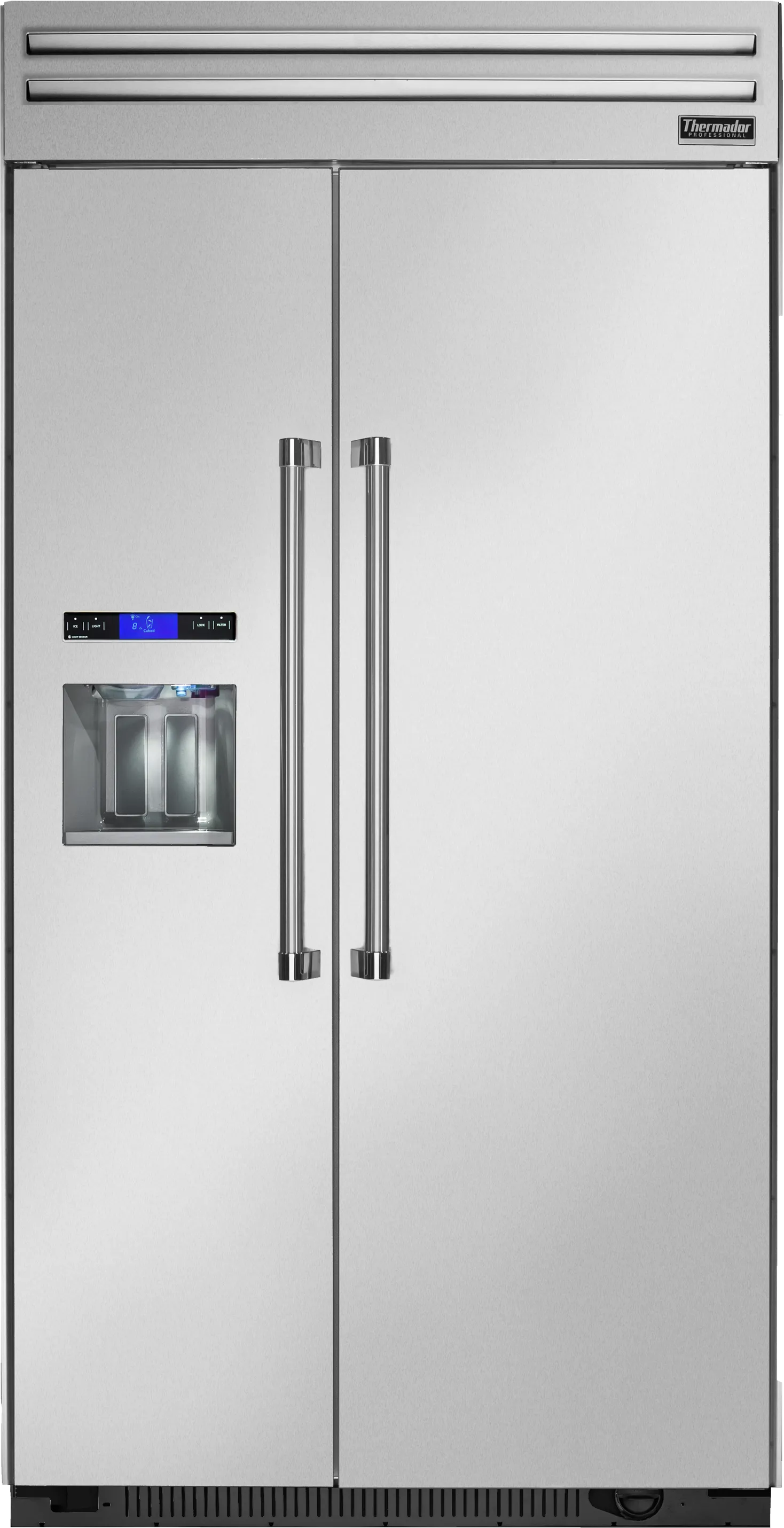Stainless steel, External Ice & Water Dispenser